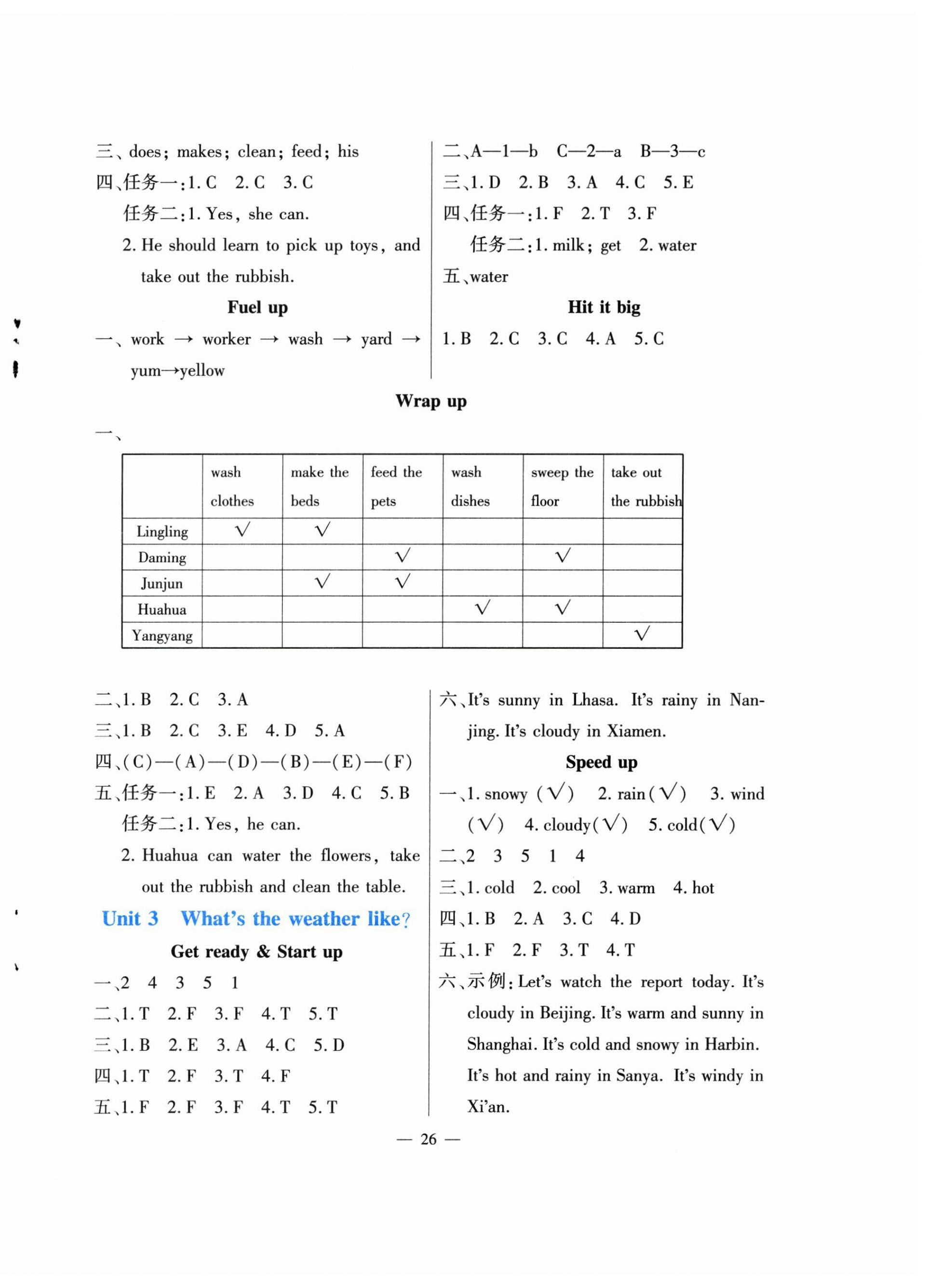 2025年同步练习河南大学出版社四年级英语上册外研版 第2页