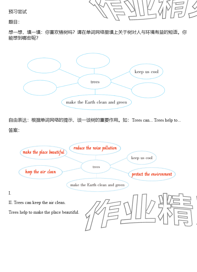 2024年同步实践评价课程基础训练六年级英语下册湘少版 参考答案第34页