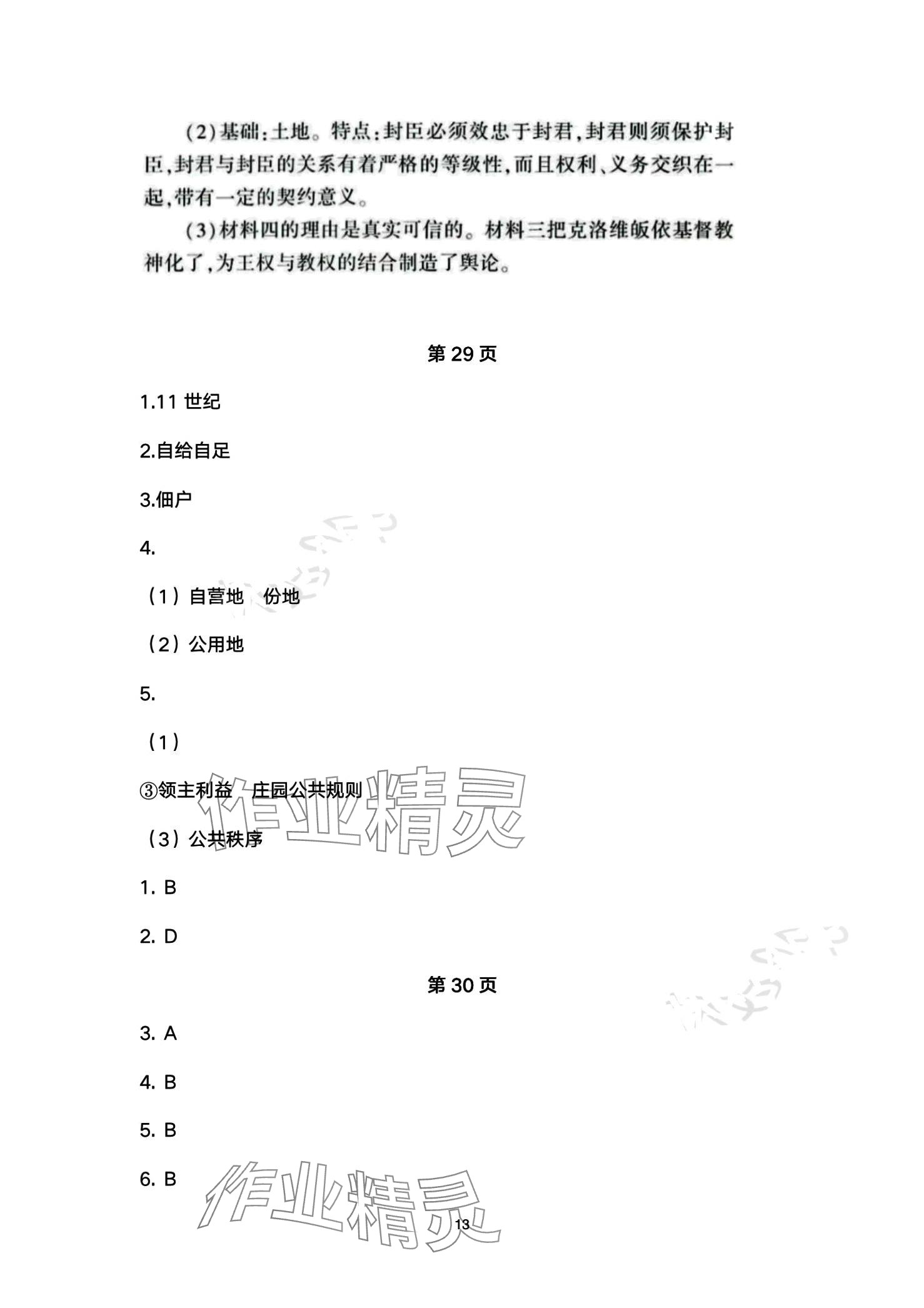 2024年智慧學(xué)習(xí)（同步學(xué)習(xí)）明天出版社九年級(jí)歷史全一冊(cè) 第13頁(yè)