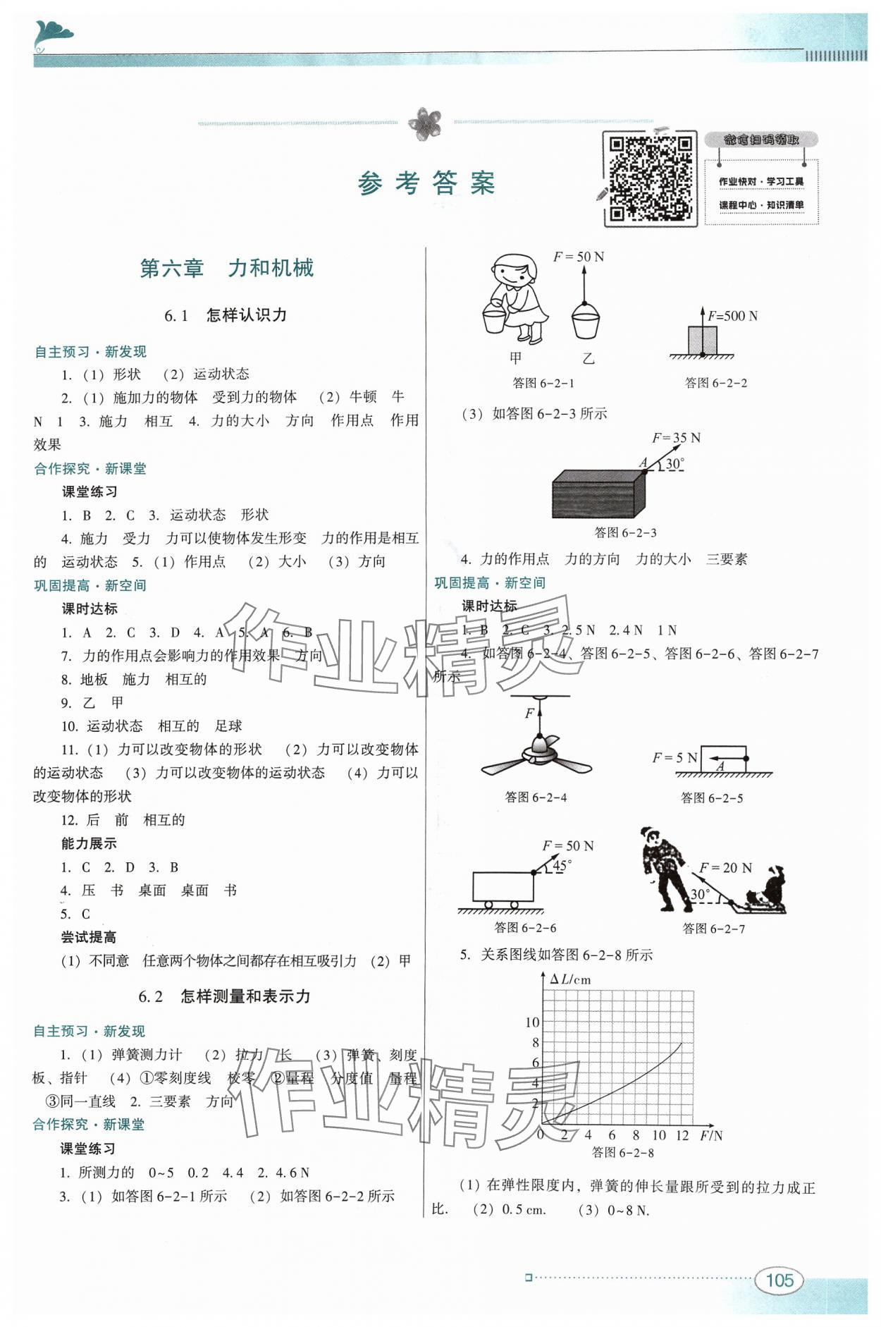 2024年南方新課堂金牌學(xué)案八年級(jí)物理下冊(cè)滬粵版 第1頁