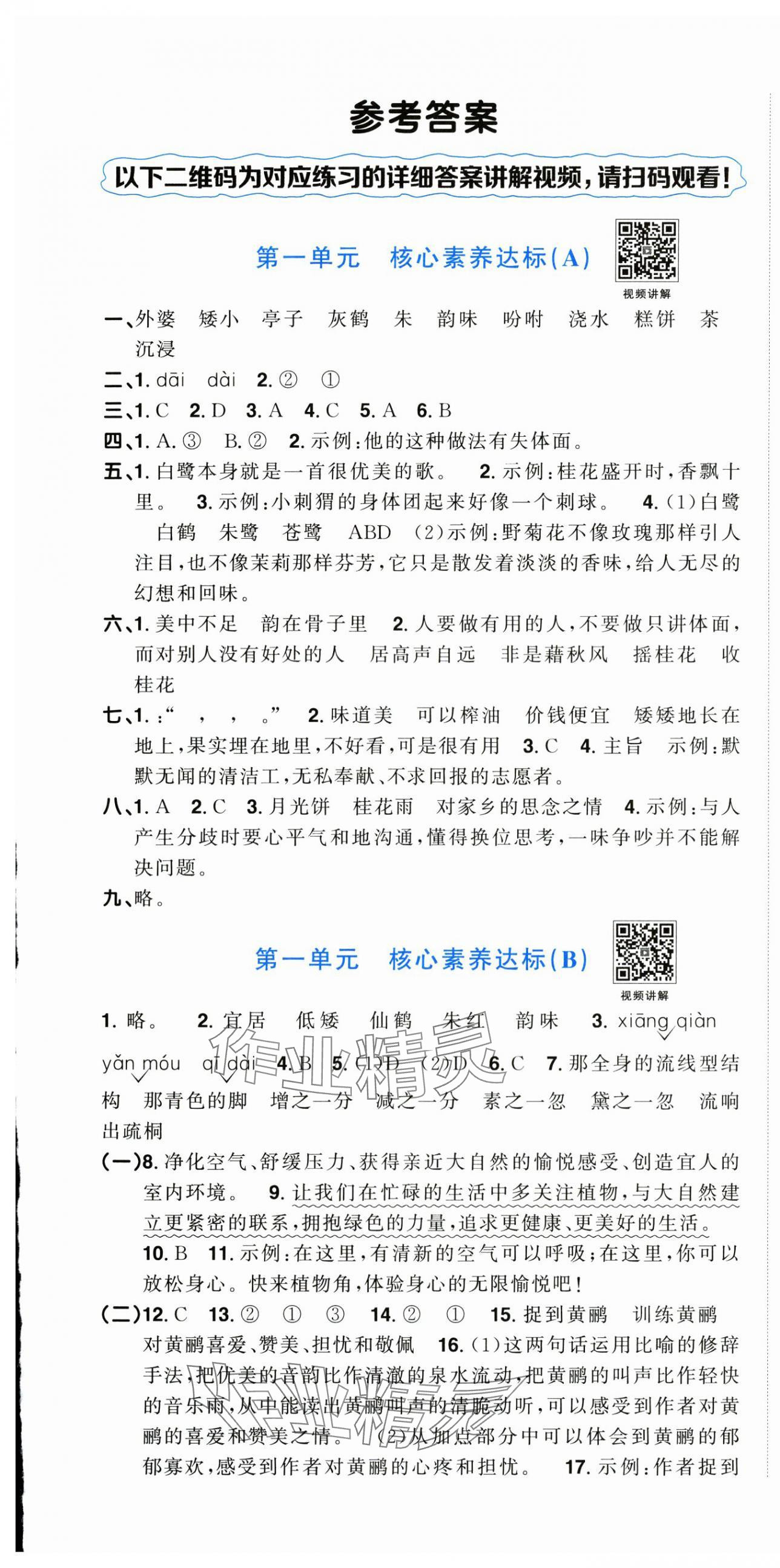 2025年阳光同学一线名师全优好卷五年级语文上册人教版 第1页