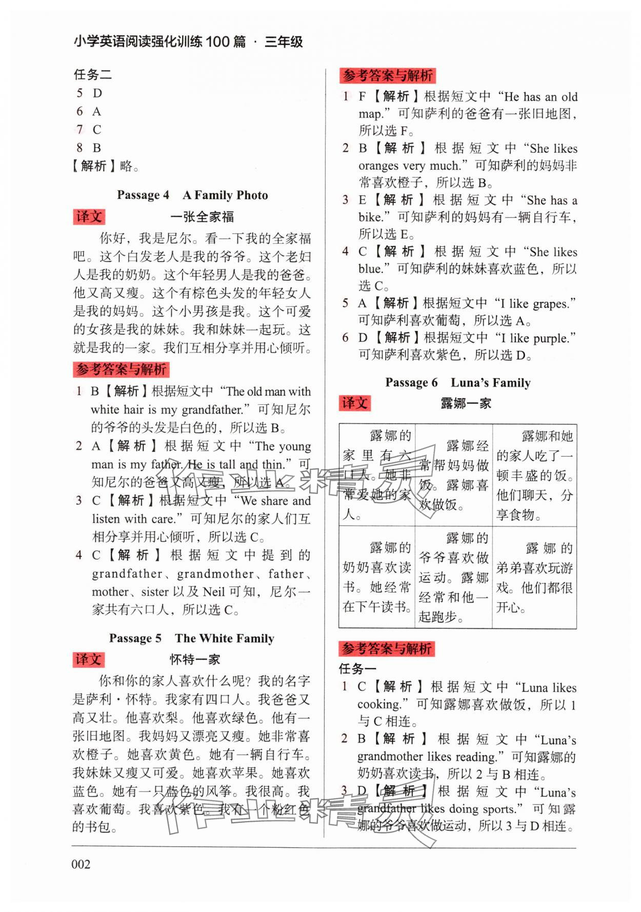 2025年小学英语阅读强化训练100篇三年级 第2页
