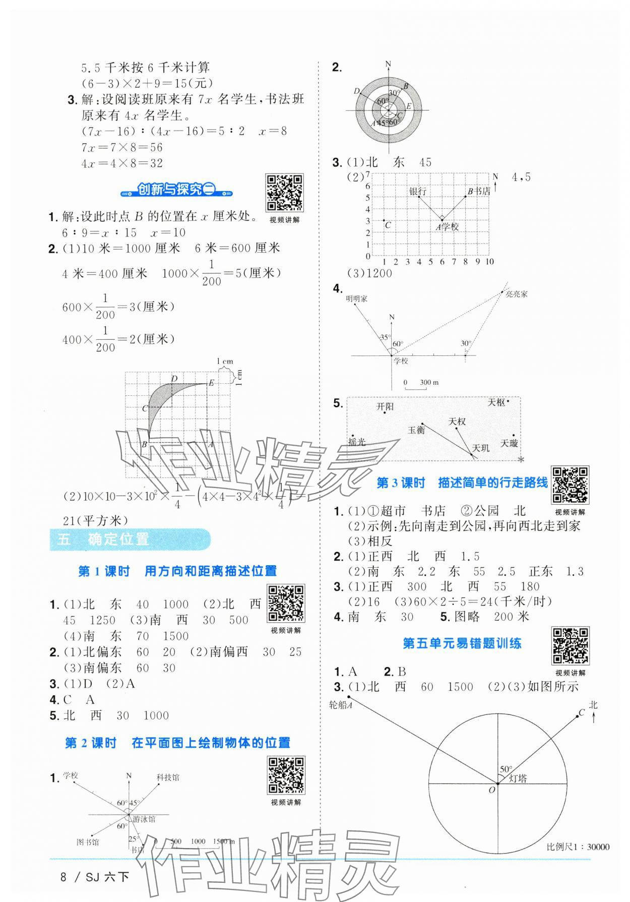 2025年阳光同学课时优化作业六年级数学下册苏教版 第8页