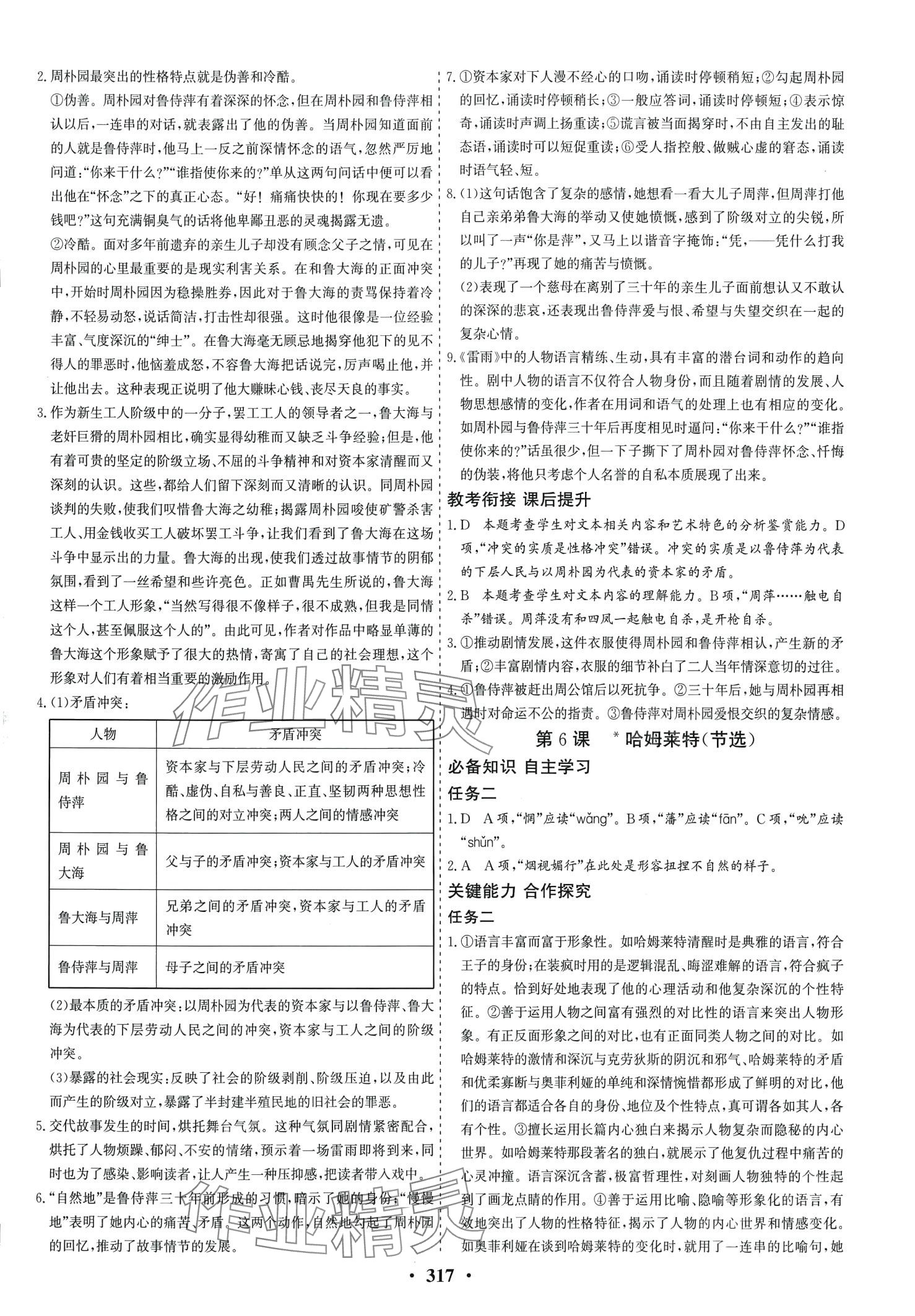 2024年優(yōu)化探究同步導(dǎo)學(xué)案高中語文必修下冊人教版 第8頁