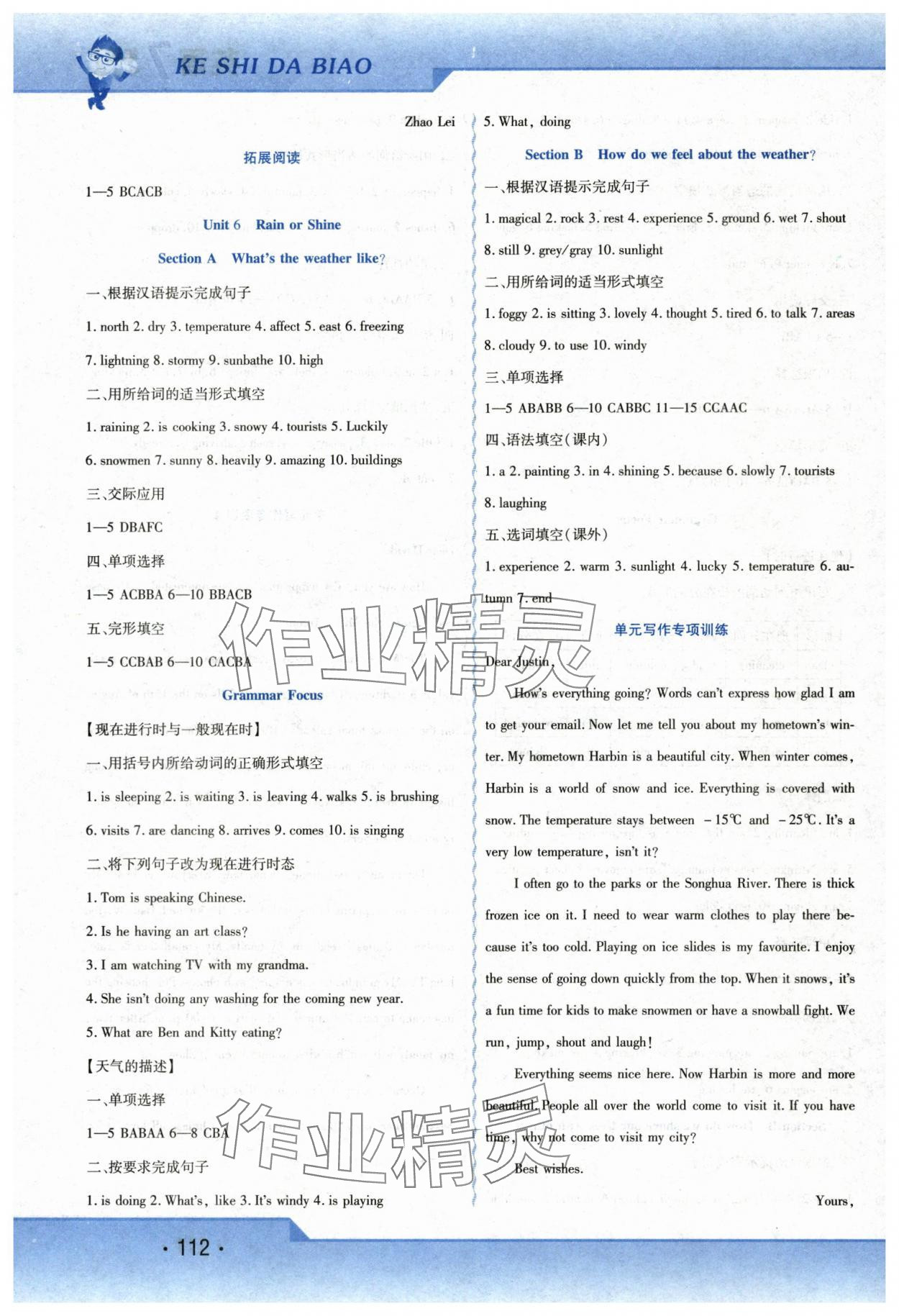 2025年精析巧練七年級(jí)英語下冊人教版 第6頁