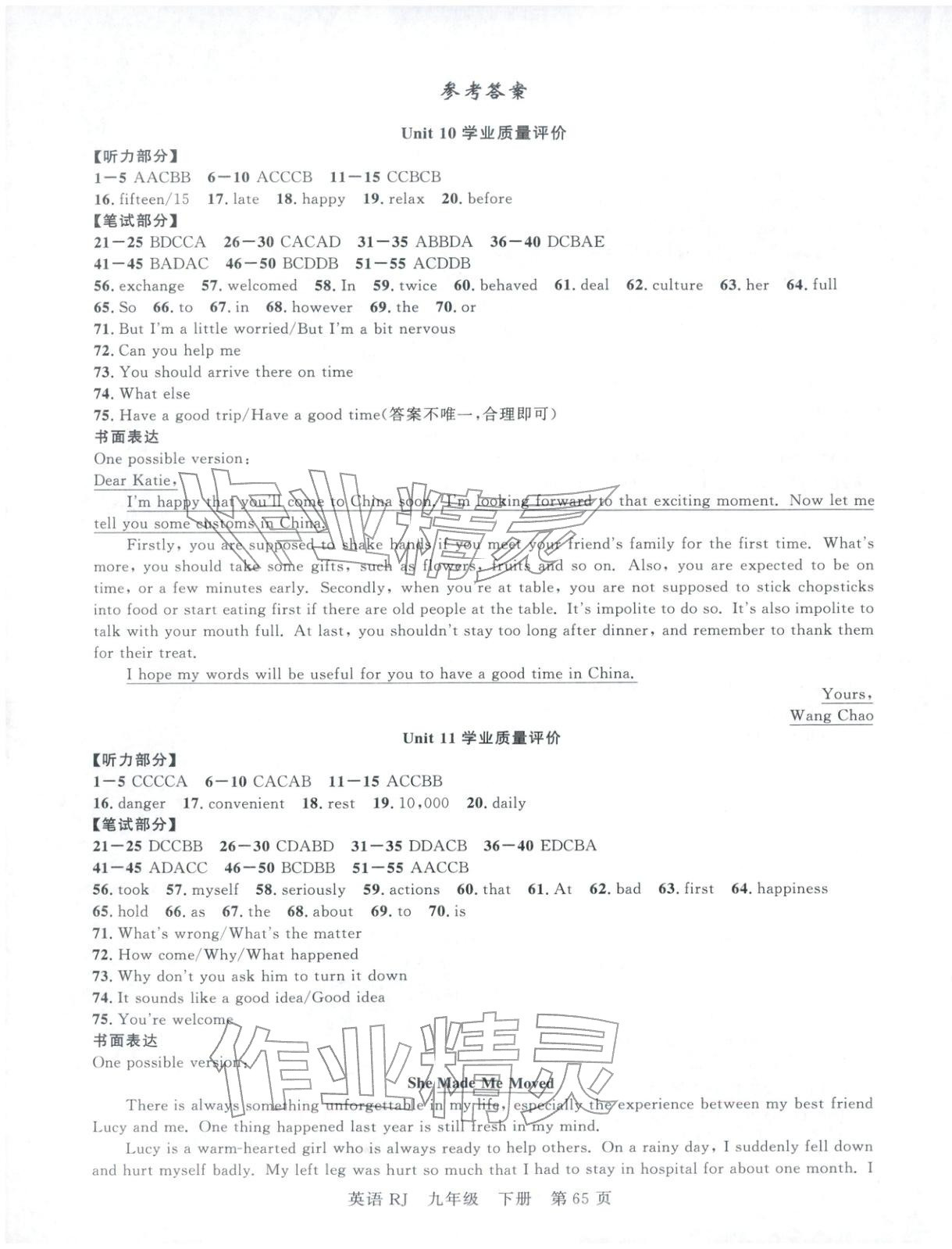 2026年课时夺冠九年级英语下册人教版河南专版&nbsp;第9页