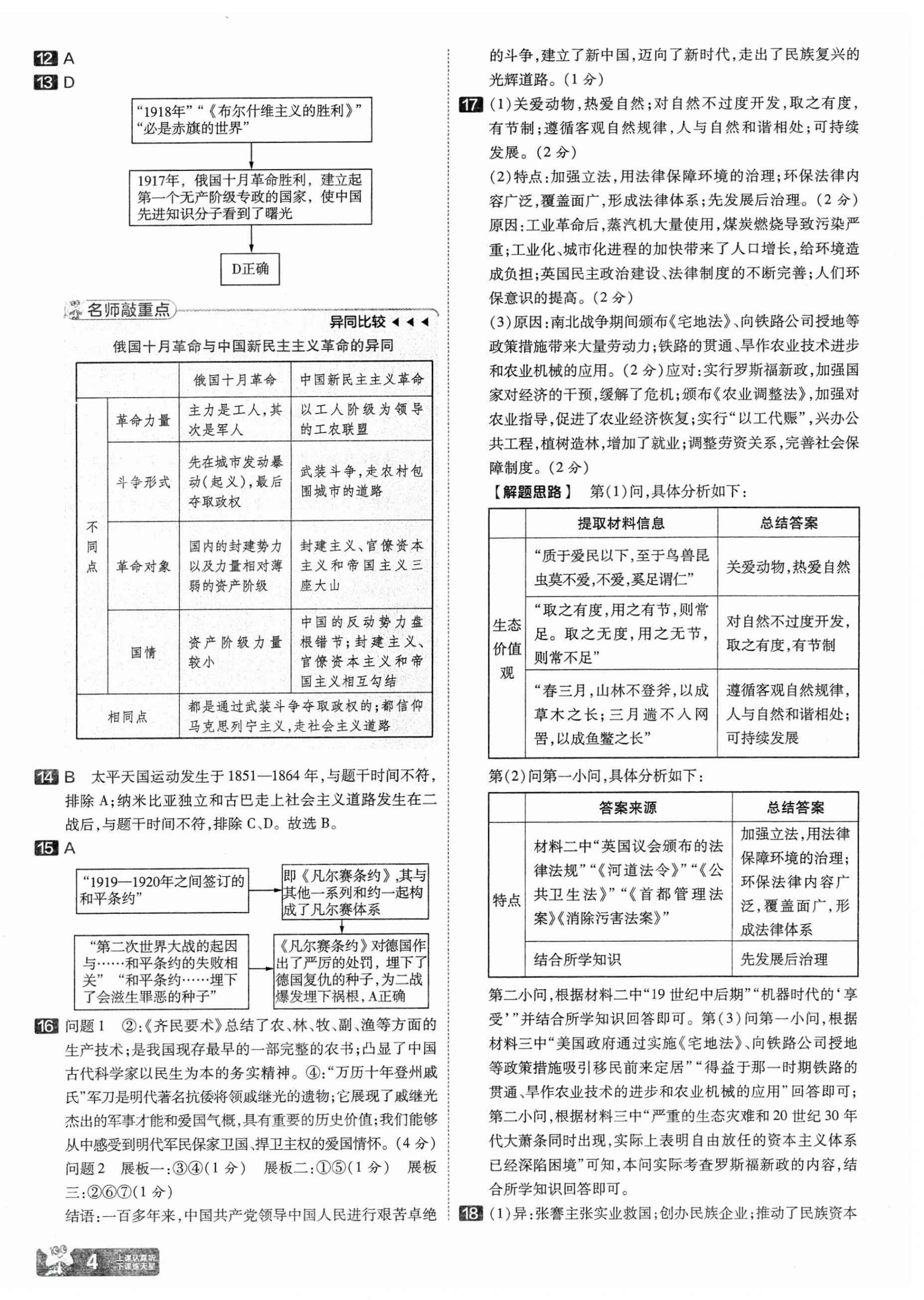 2025年金考卷中考45套匯編歷史山西專版 第4頁