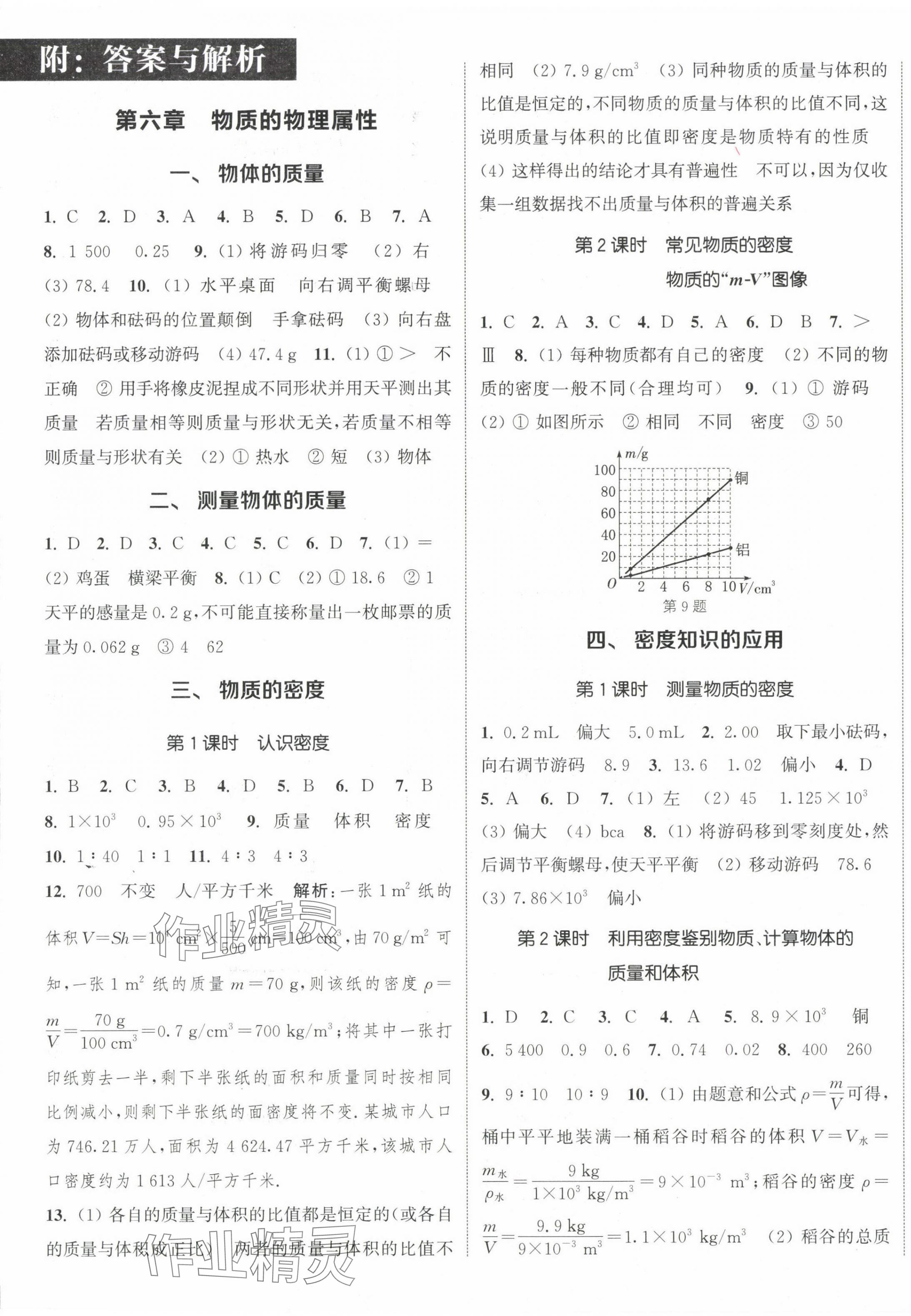 2024年通城學(xué)典課時(shí)作業(yè)本八年級(jí)物理下冊(cè)蘇科版江蘇專(zhuān)版 參考答案第1頁(yè)