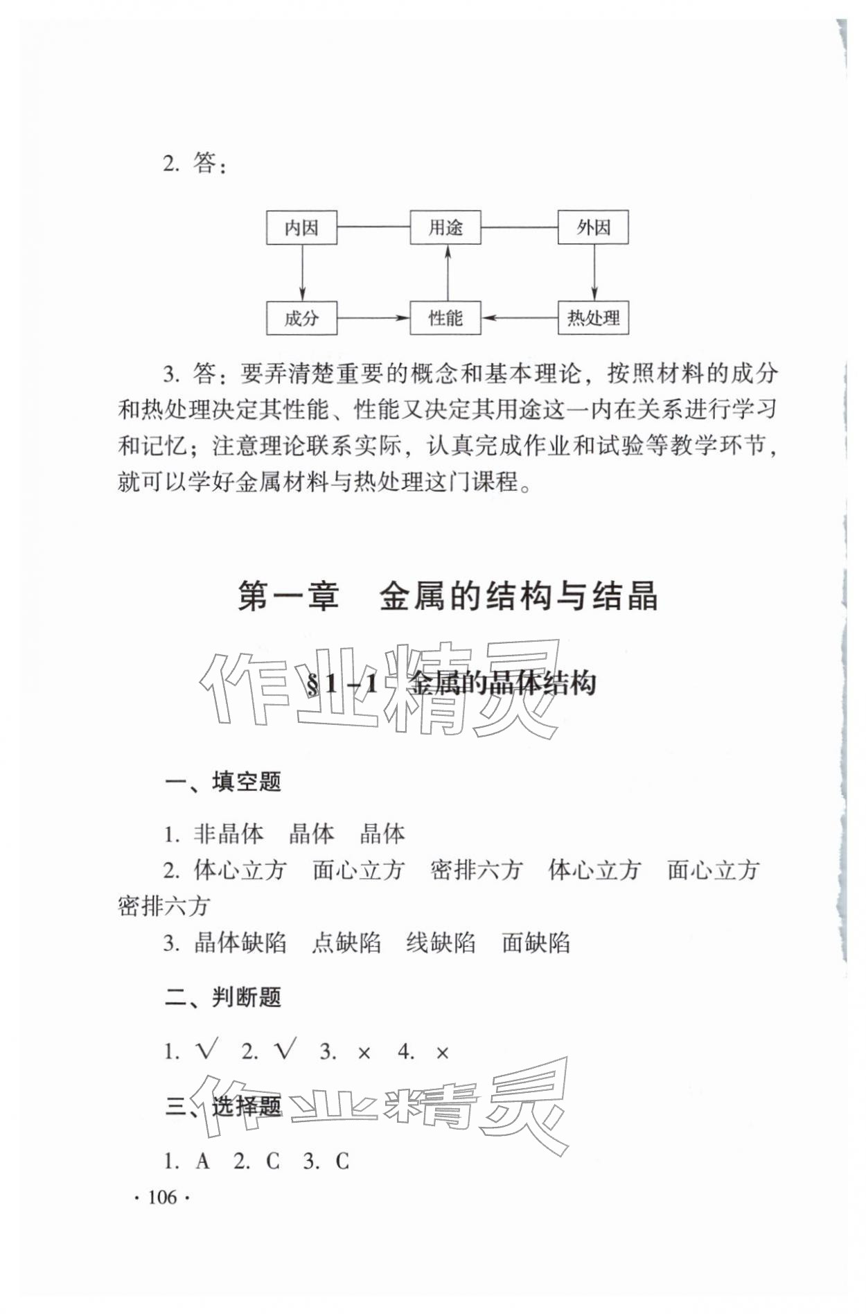 2025年金属材料与热处理第八版习题册 第2页