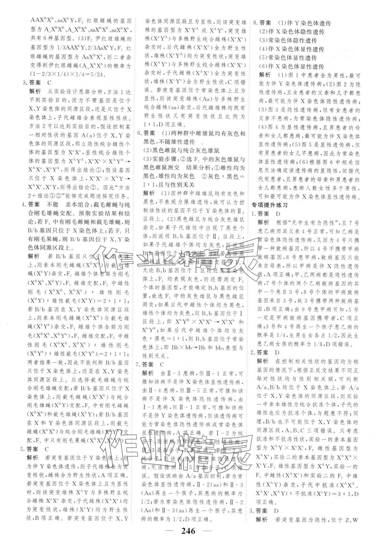 2025年新教材同步學案高考調研生物必修2人教版 第16頁