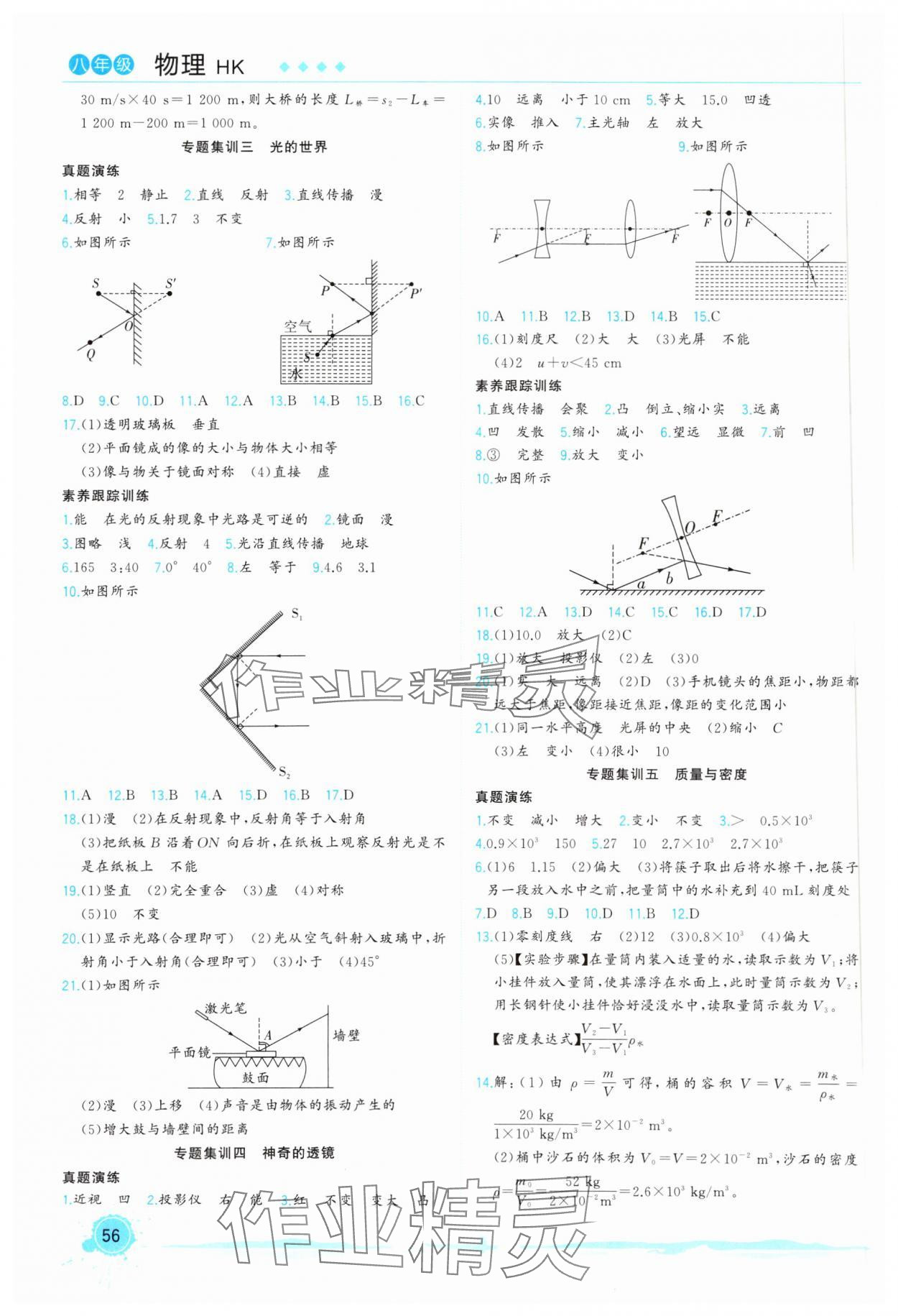 2025年寒假总动员合肥工业大学出版社八年级物理全一册沪科版 第2页