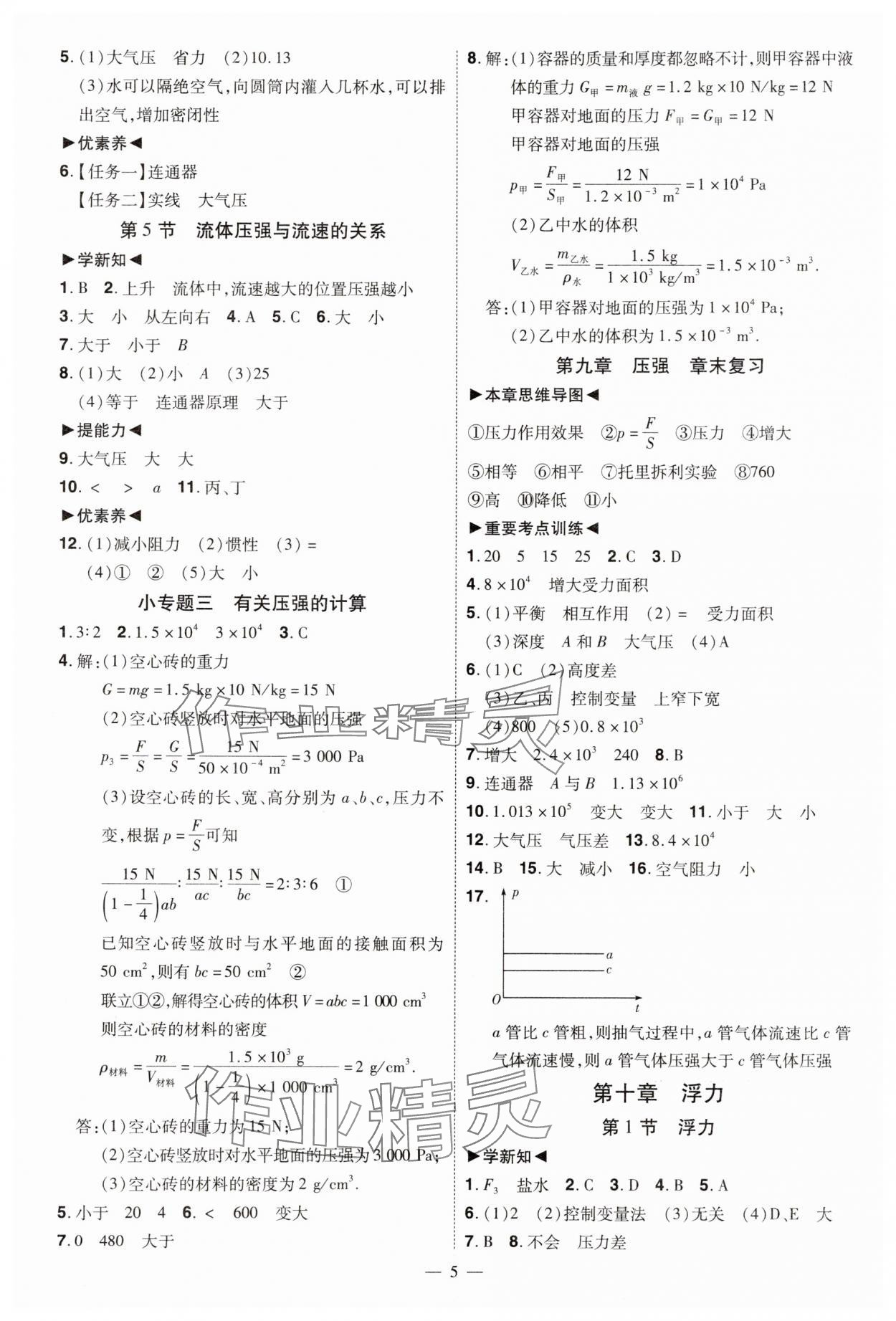 2025年同步?jīng)_刺八年級(jí)物理下冊(cè)人教版 第5頁(yè)