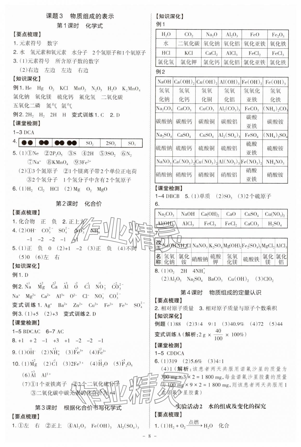 2024年同步?jīng)_刺九年級化學全一冊人教版 第8頁