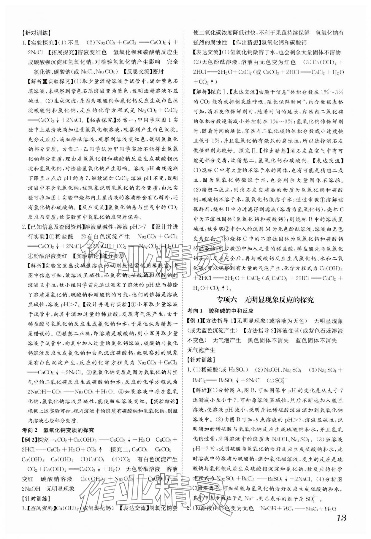 2025年一步名校中考總復習化學河北專版 第13頁