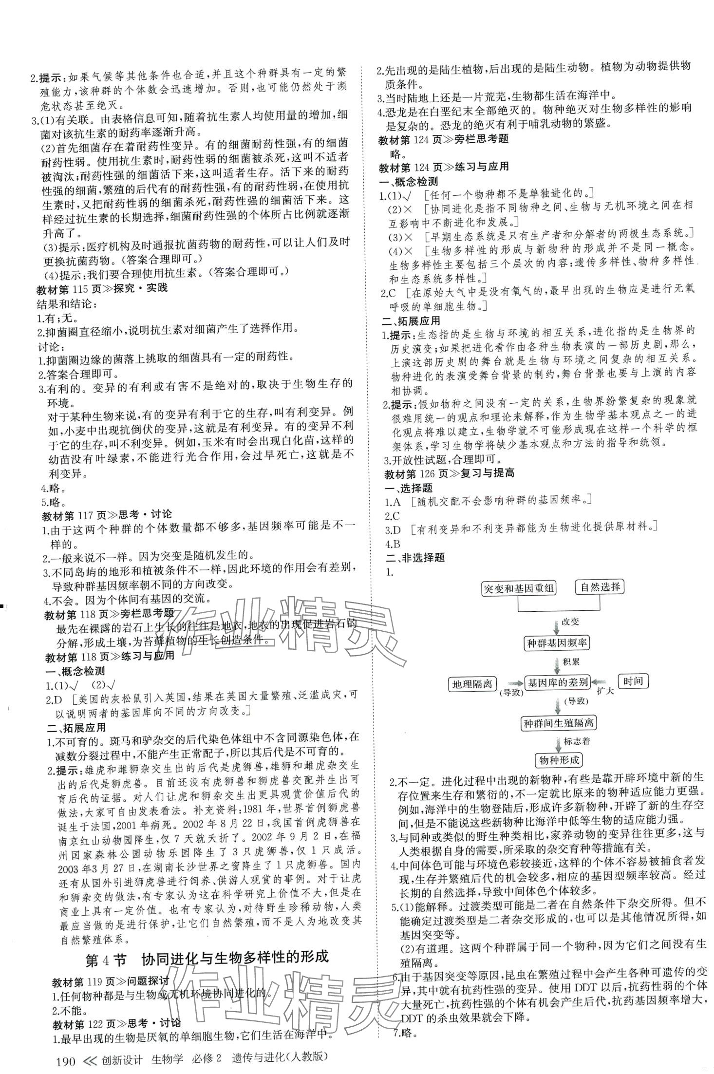 2024年創(chuàng)新設(shè)計(jì)高中生物必修2人教版 第9頁