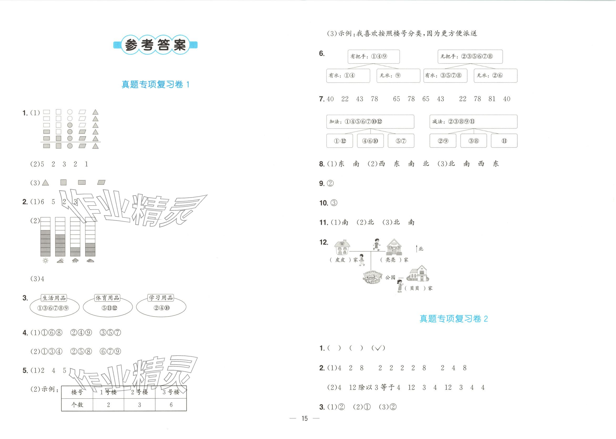 2025年阳光同学期末真题精选二年级数学上册人教版 第1页