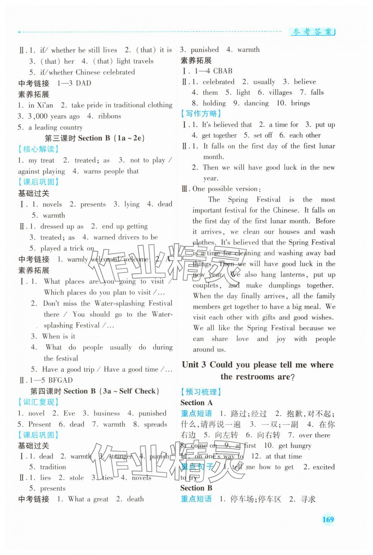 2023年績(jī)優(yōu)學(xué)案九年級(jí)英語全一冊(cè)人教版 第3頁