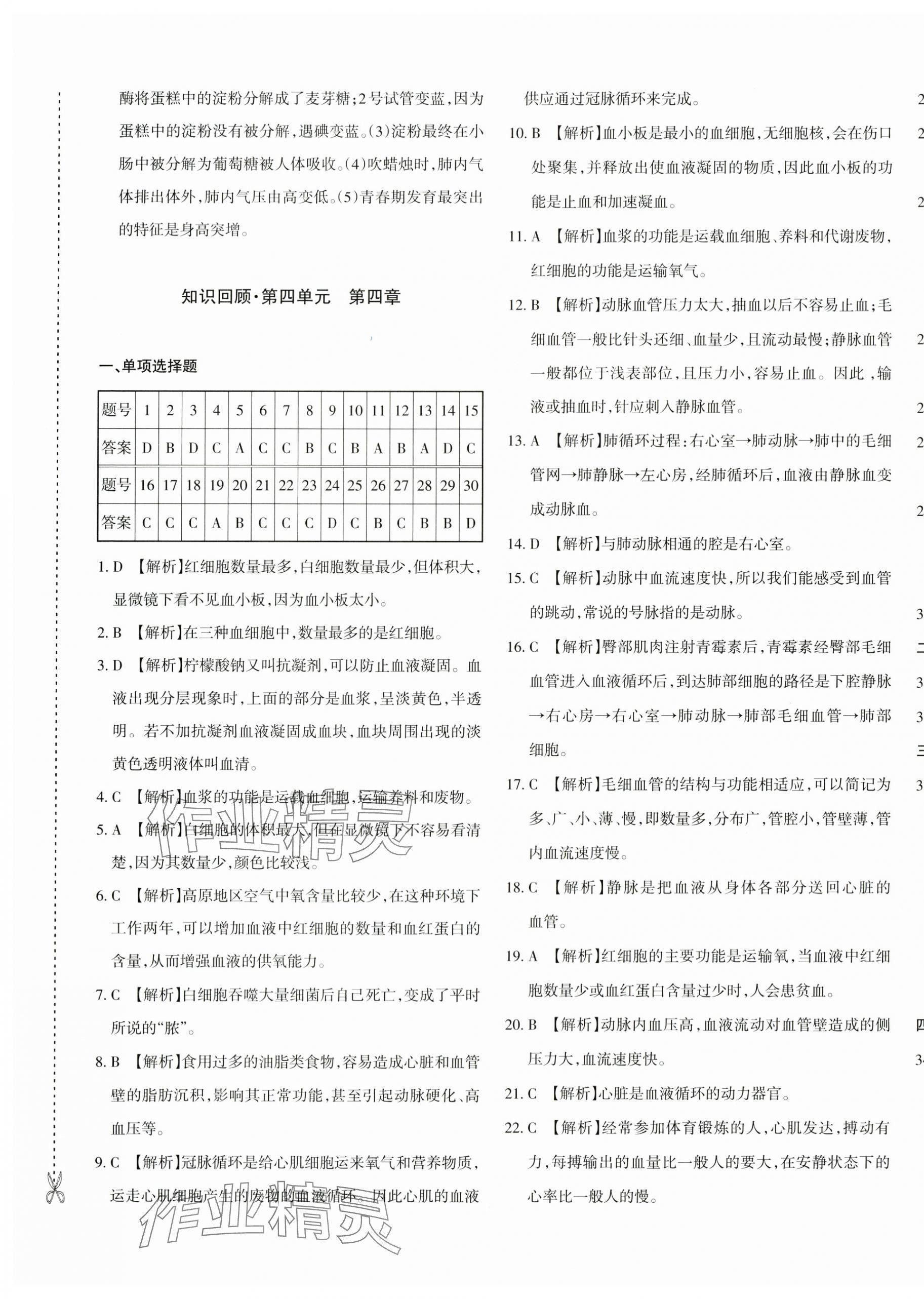 2024年優(yōu)學(xué)1+1評(píng)價(jià)與測(cè)試七年級(jí)生物下冊(cè)人教版 第5頁(yè)