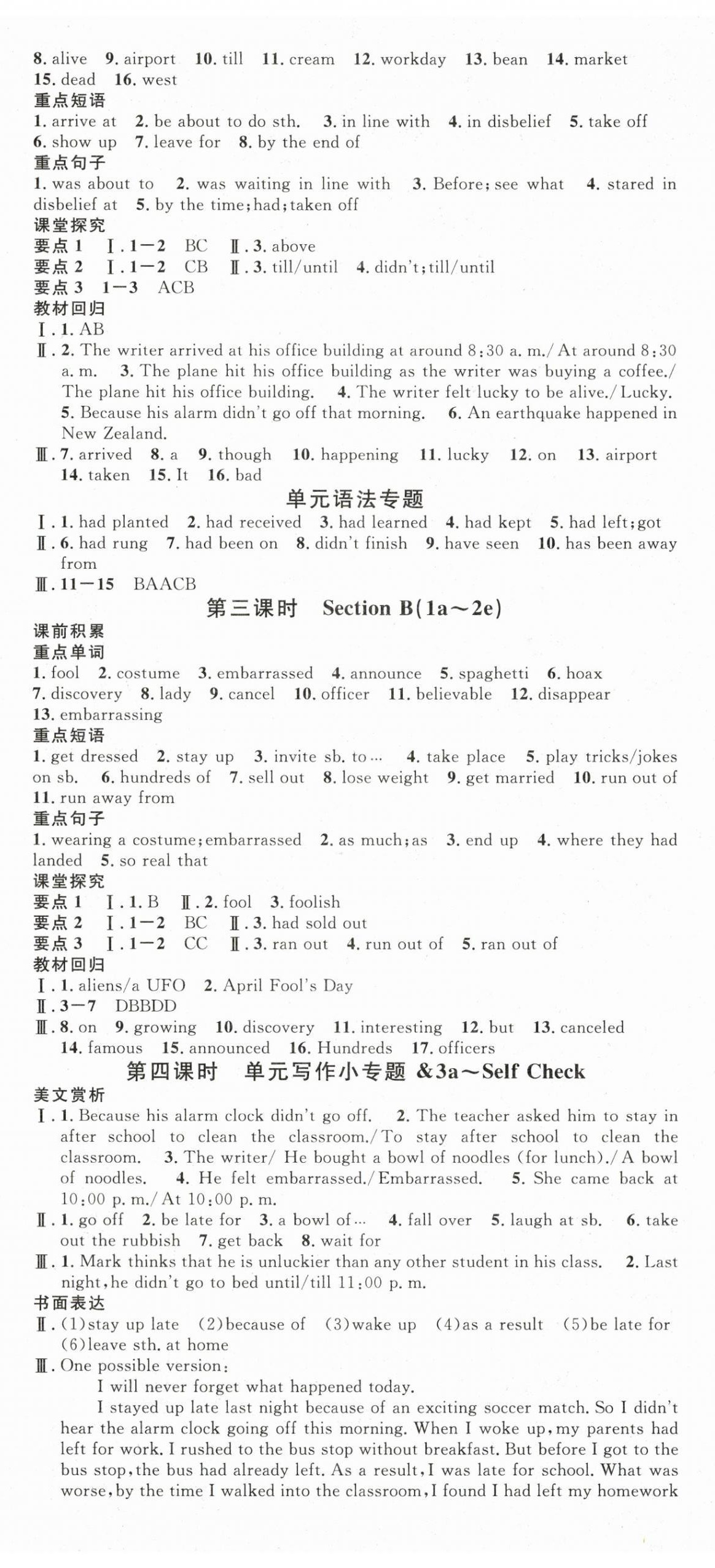2025年名校课堂九年级英语全一册人教版广东专版 第17页