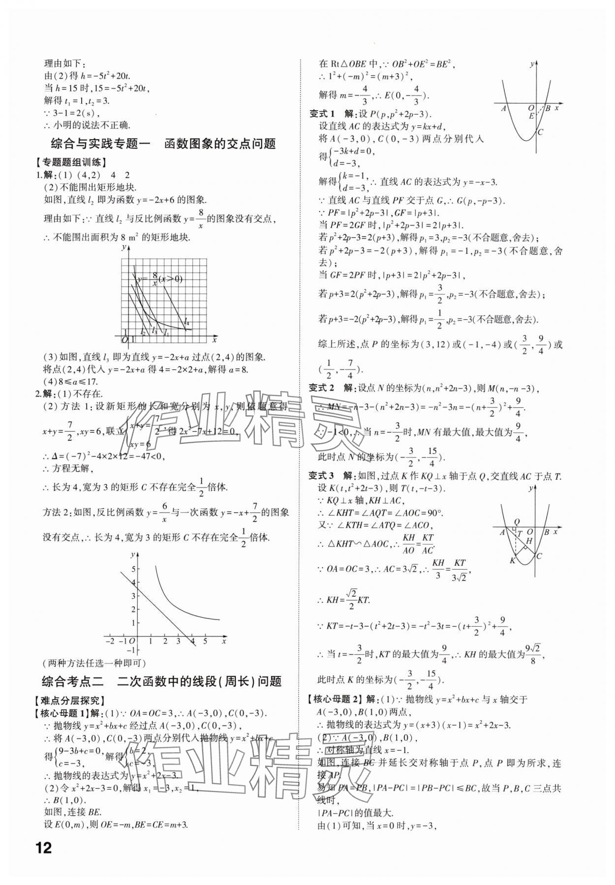 2025年學(xué)考傳奇數(shù)學(xué)中考濟(jì)南專版 參考答案第11頁(yè)