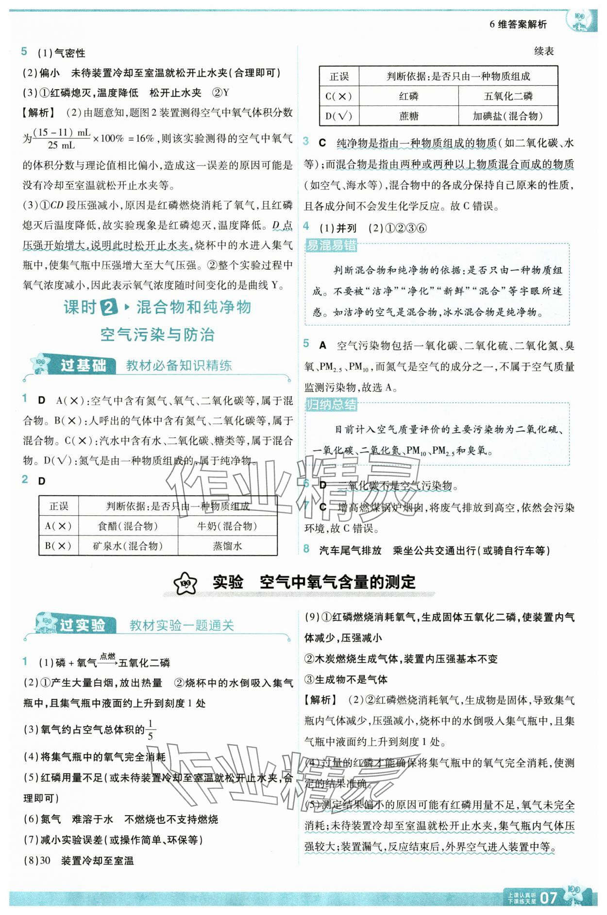 2025年一遍過九年級化學上冊科粵版 第7頁
