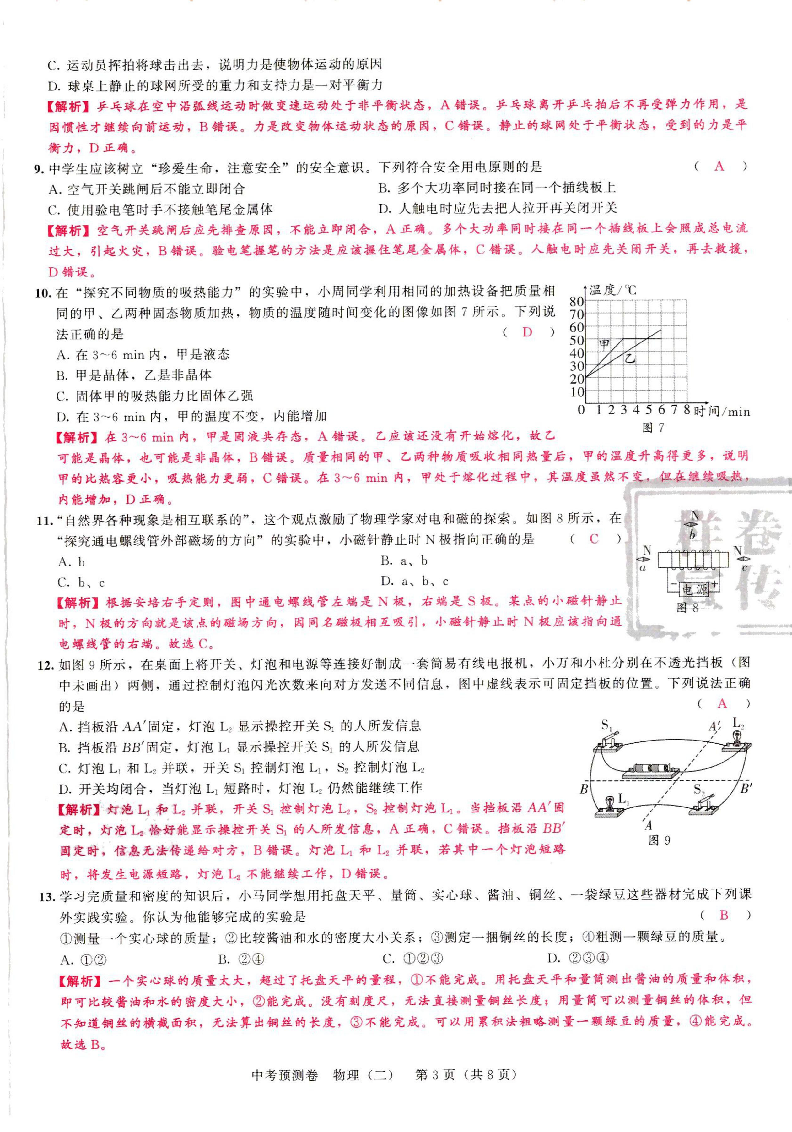 2024年中考預測卷物理 第11頁
