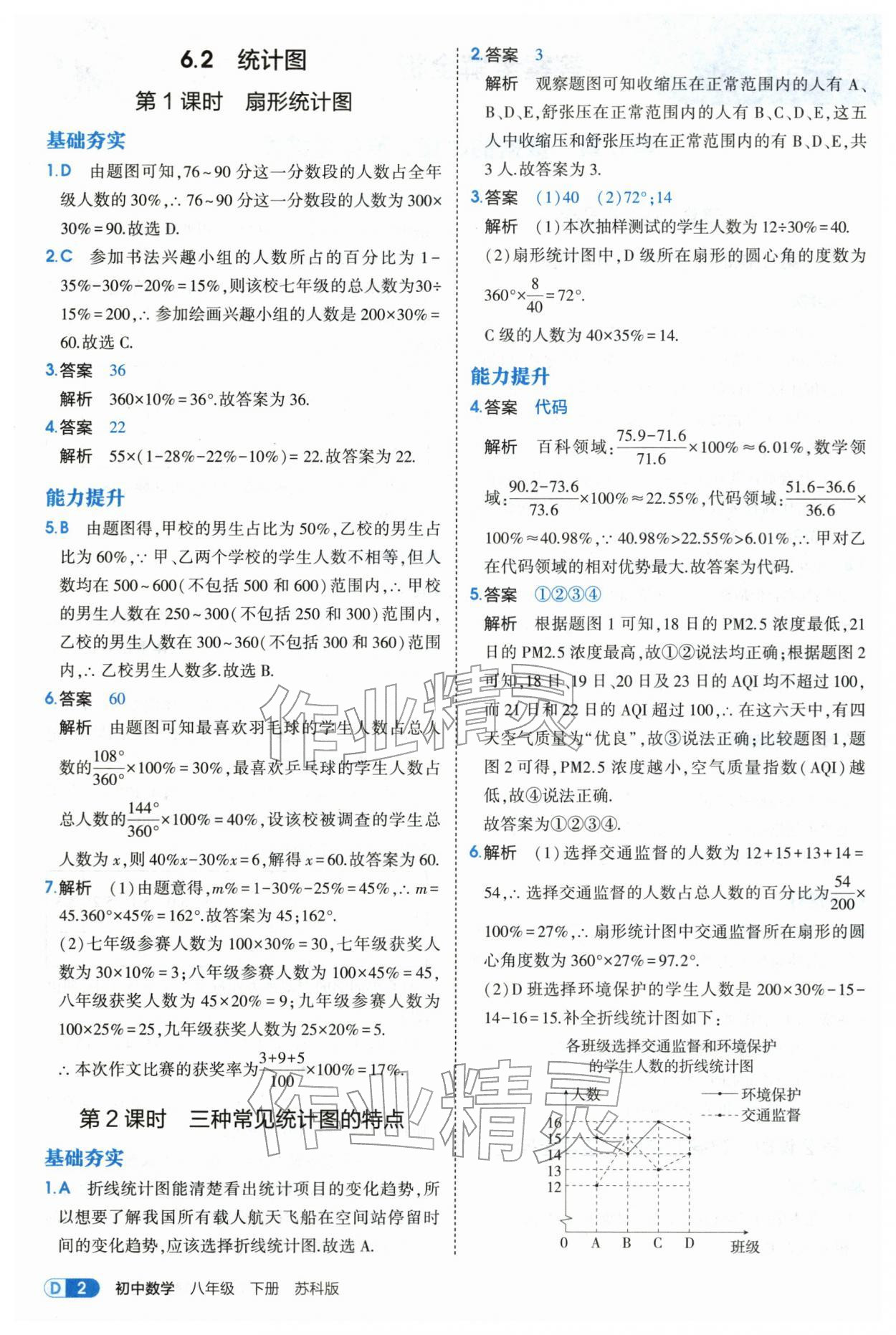 2026年5年中考3年模拟八年级数学下册苏科版&nbsp;第2页