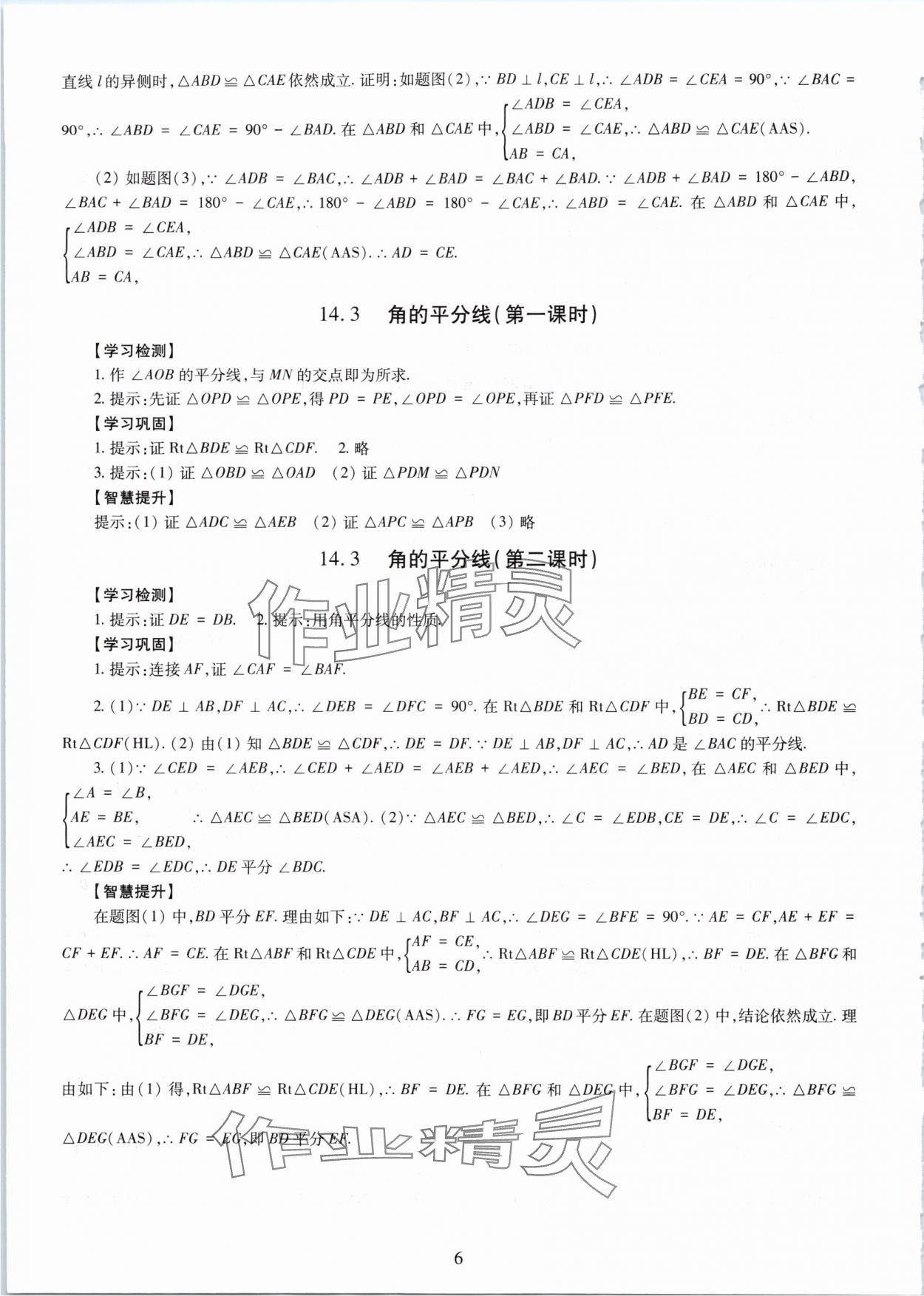 2025年智慧学习明天出版社八年级数学上册人教版 第6页