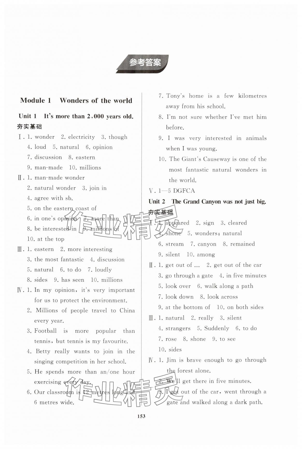 2025年初中同步练习册九年级英语上册外研版山东友谊出版社 第1页
