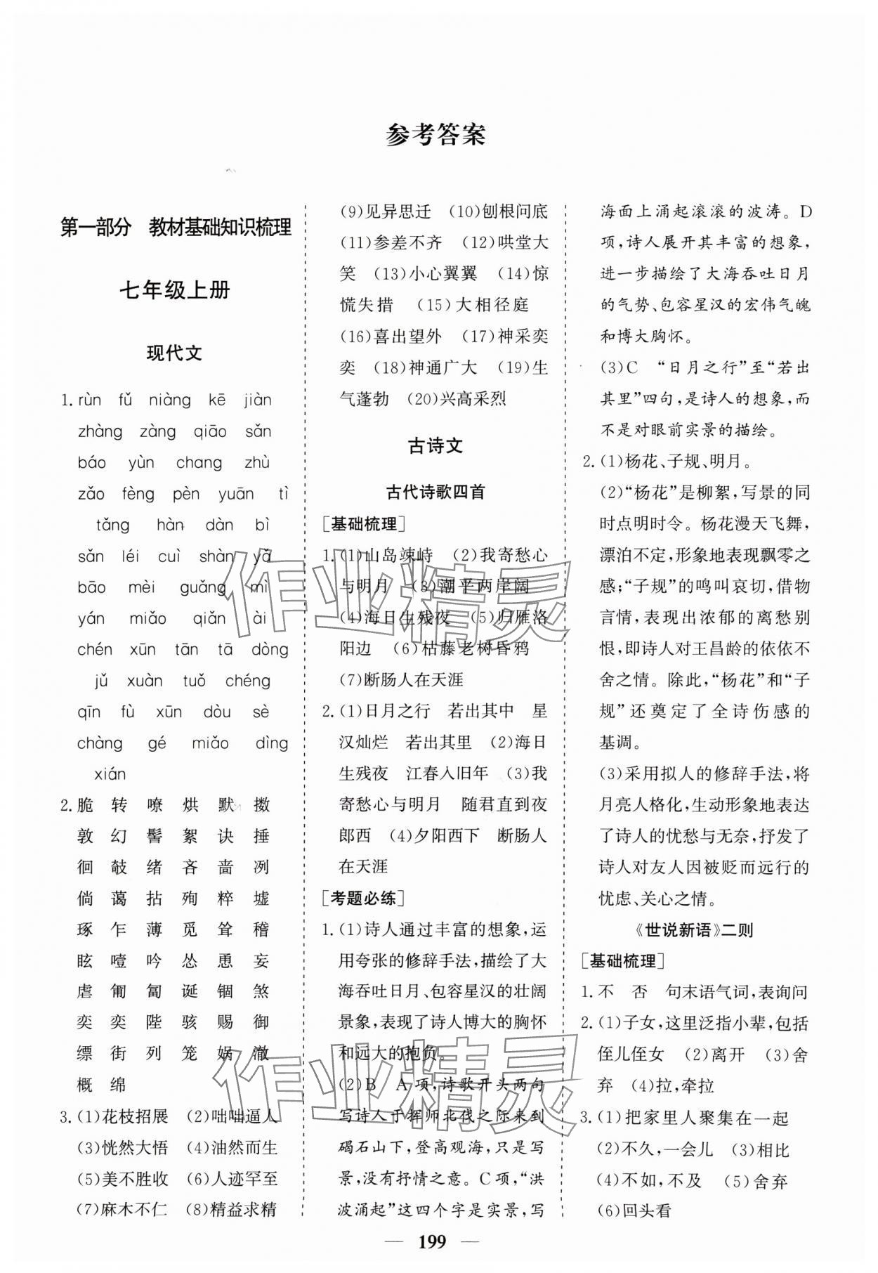 2024年點金考案語文 第1頁