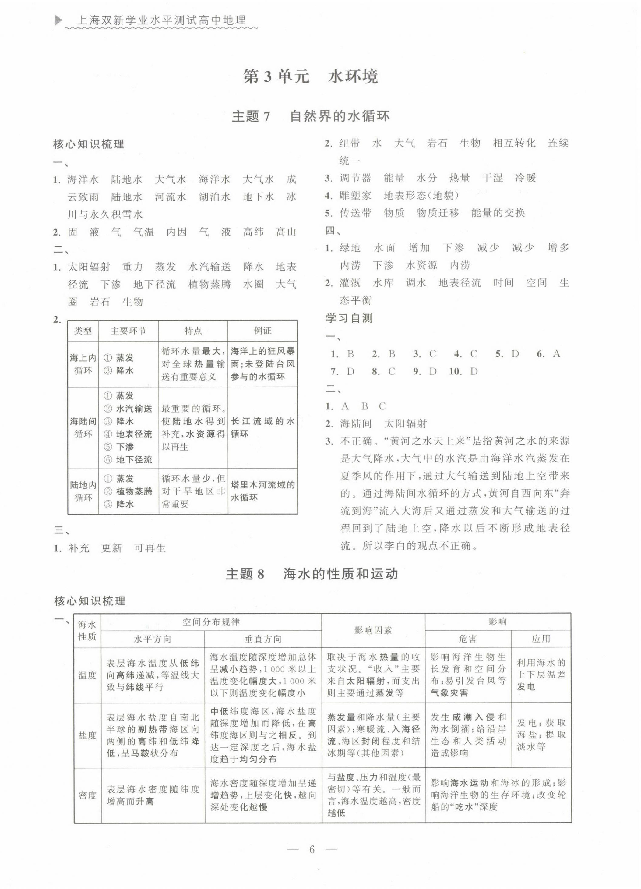 2025年上海双新学业水平测试高中地理 第6页