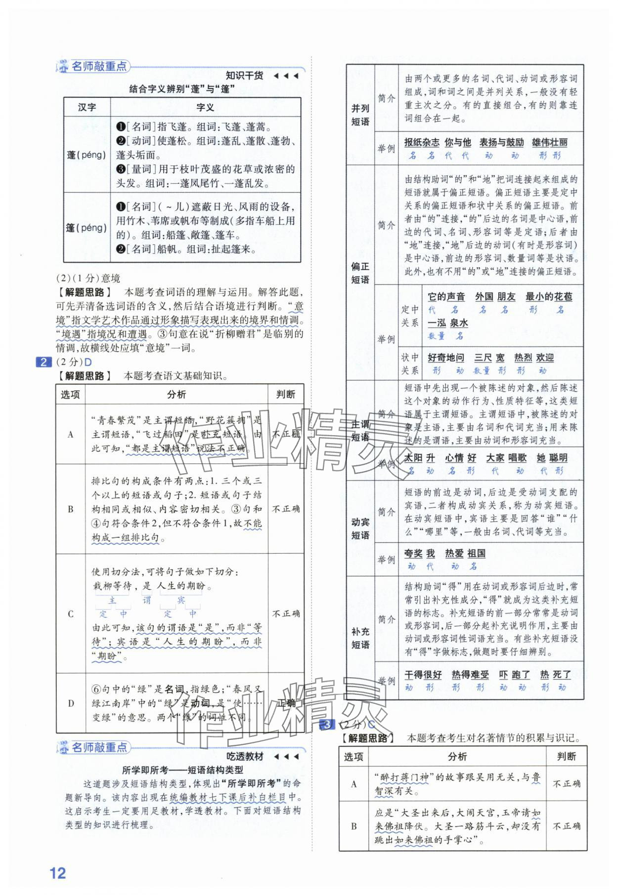 2024年金考卷45套匯編中考語(yǔ)文江蘇專(zhuān)版 第12頁(yè)