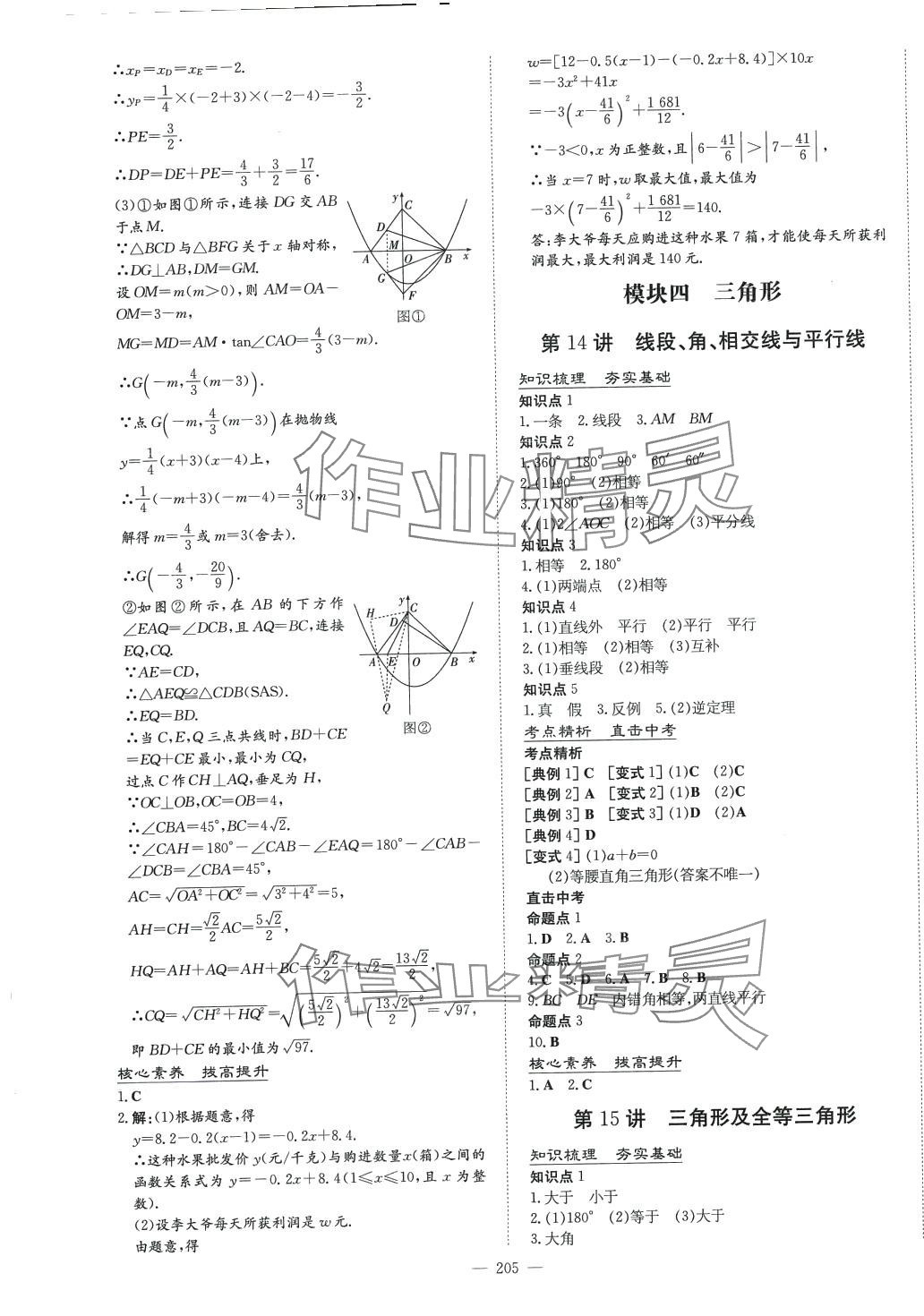 2024年云南省初中學(xué)業(yè)水平考試導(dǎo)與練數(shù)學(xué)中考甘肅專版 第11頁