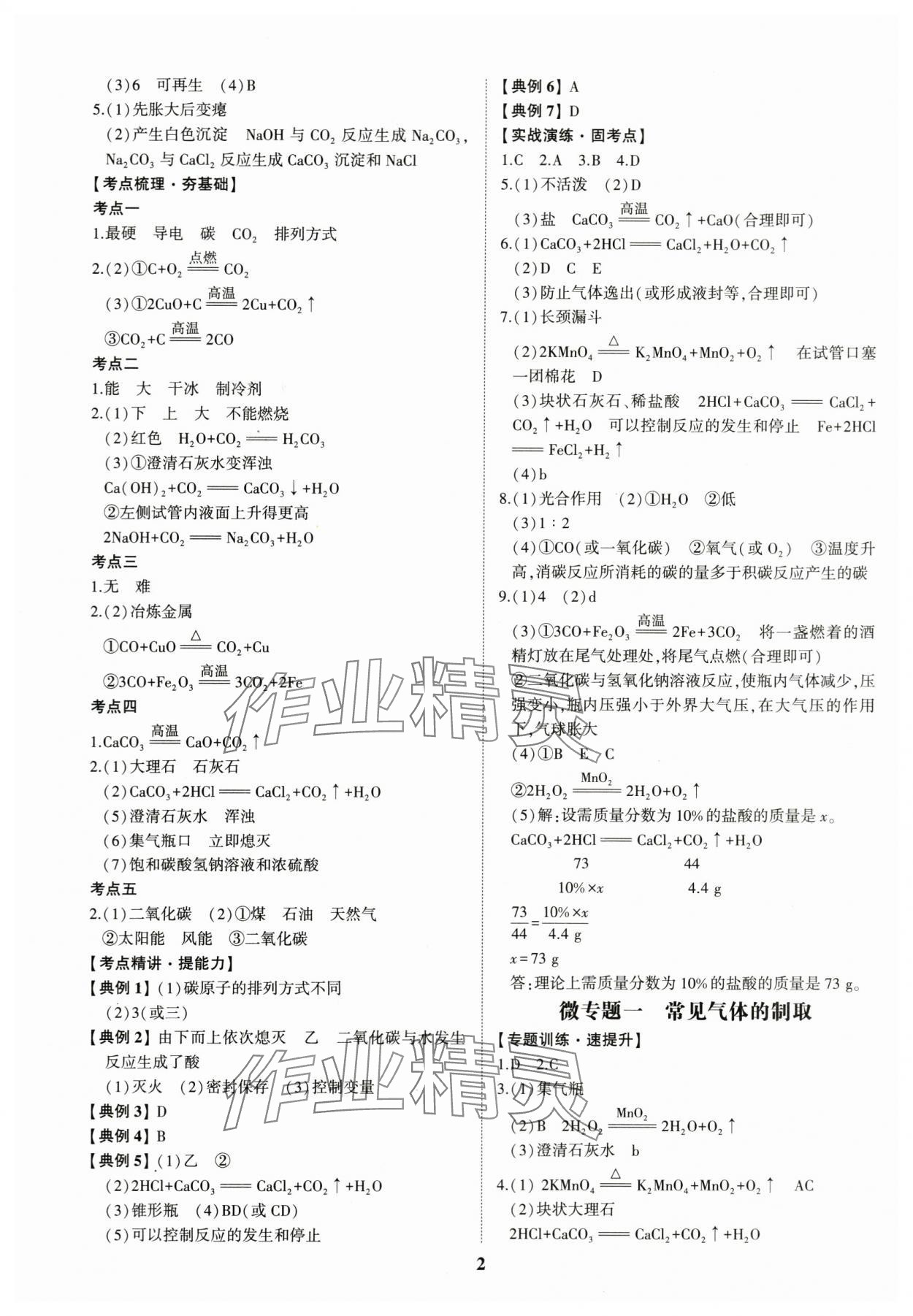 2024年初中總復習手冊山東科學技術出版社化學 第2頁