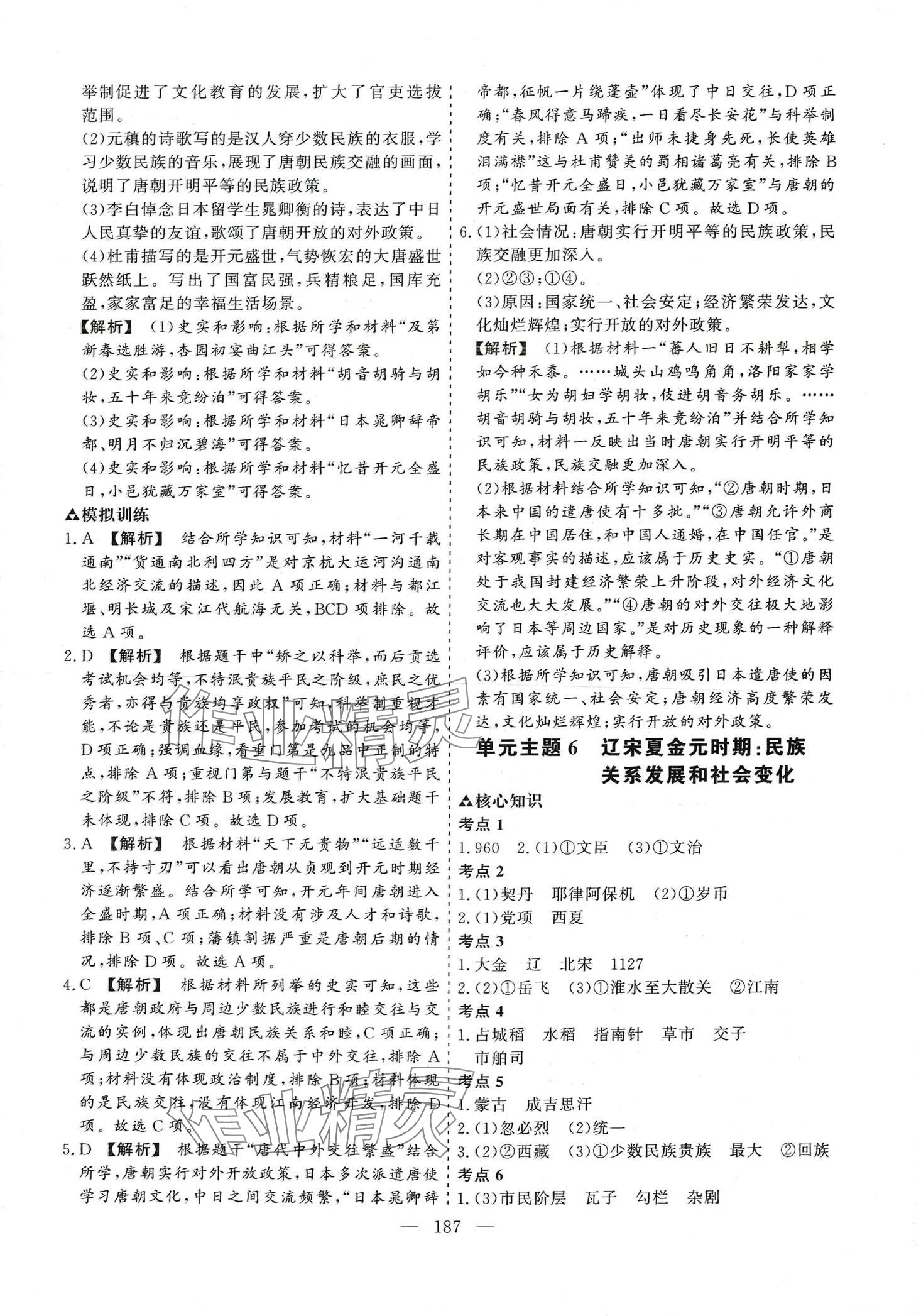 2024年初中學(xué)業(yè)水平考試總復(fù)習(xí)歷史 第9頁