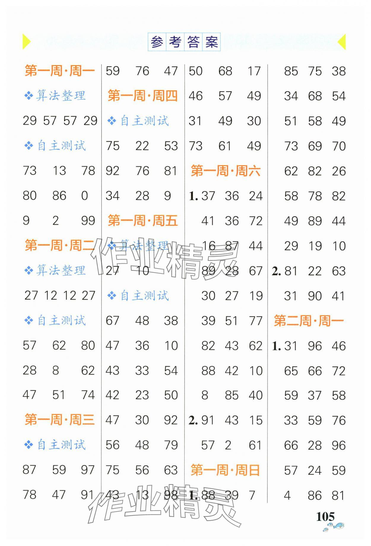 2023年小學(xué)學(xué)霸天天計(jì)算二年級(jí)上冊(cè)蘇教版 第1頁(yè)