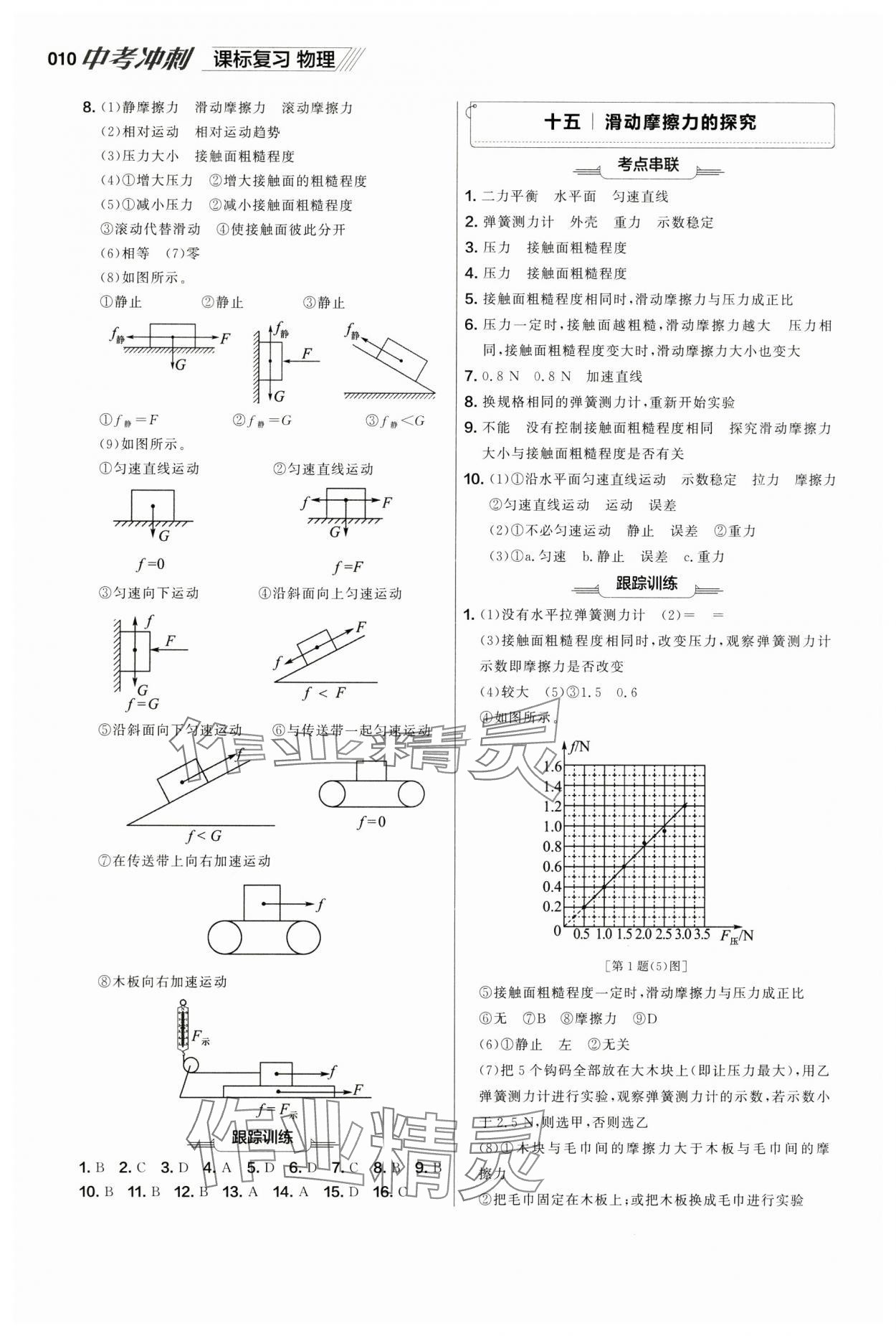 2025年中考沖刺物理課標復(fù)習(xí)遼寧專版 參考答案第10頁