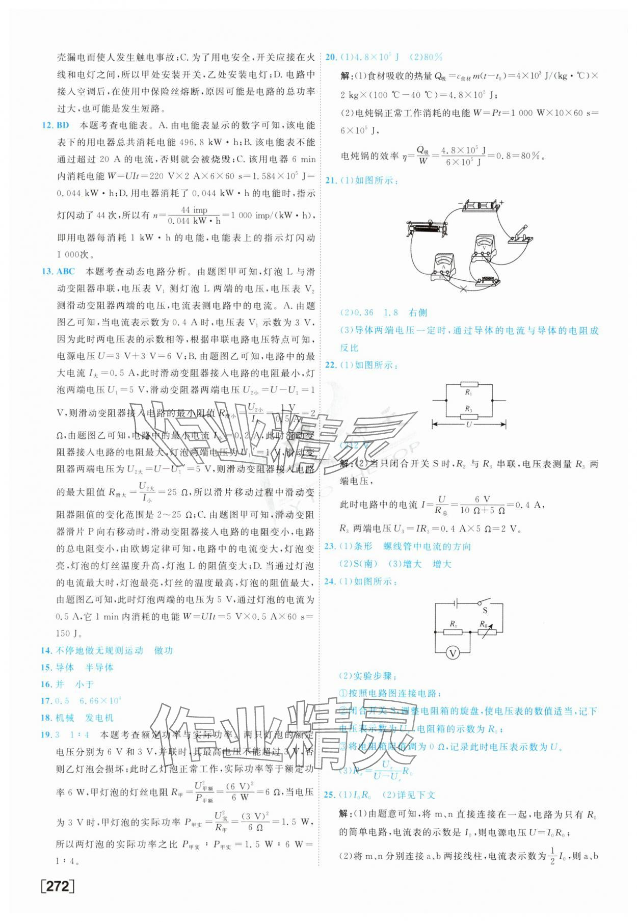 2025年一飛沖天中考模擬試題匯編物理 參考答案第16頁