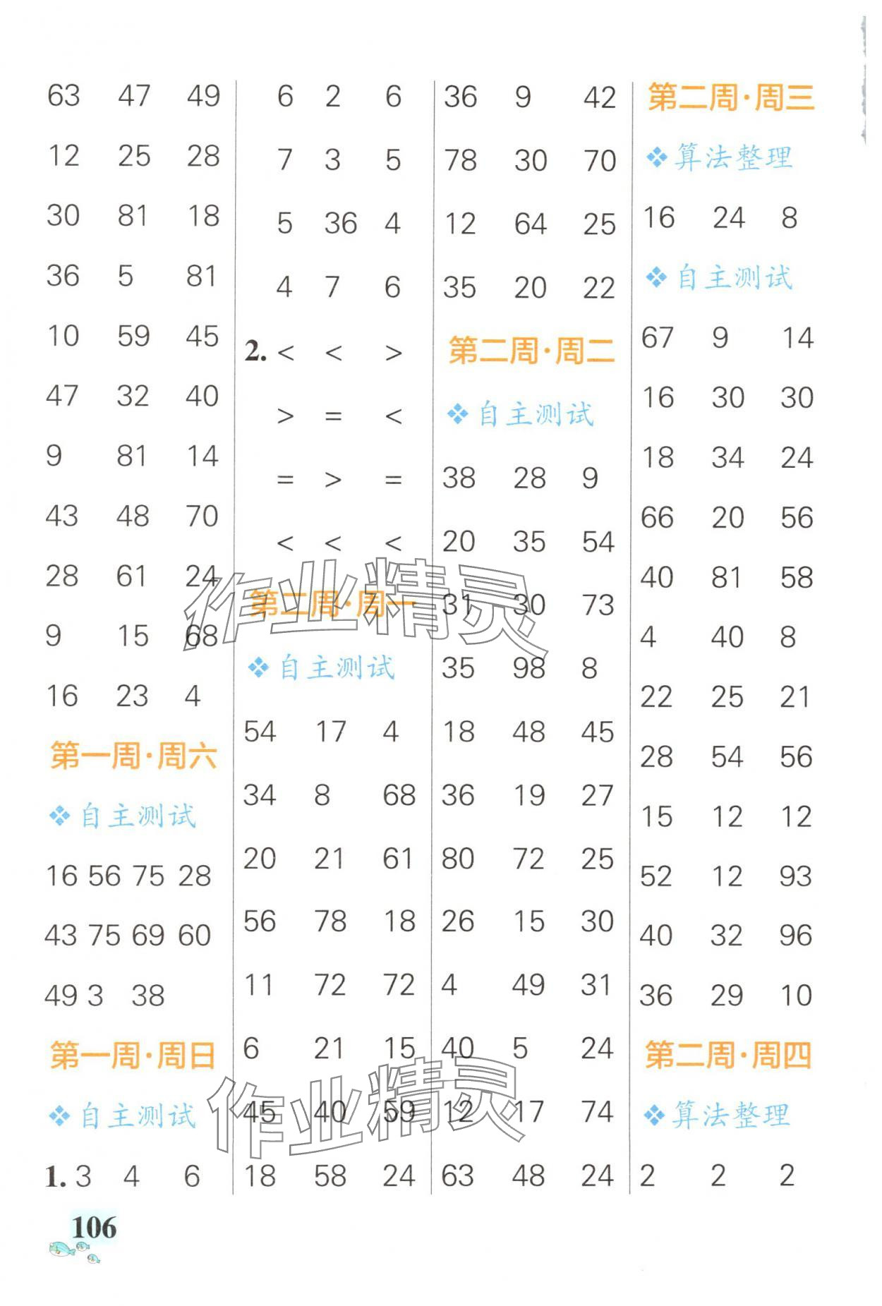 2025年小學(xué)學(xué)霸天天計(jì)算二年級(jí)數(shù)學(xué)下冊(cè)人教版廣東專版 第2頁(yè)