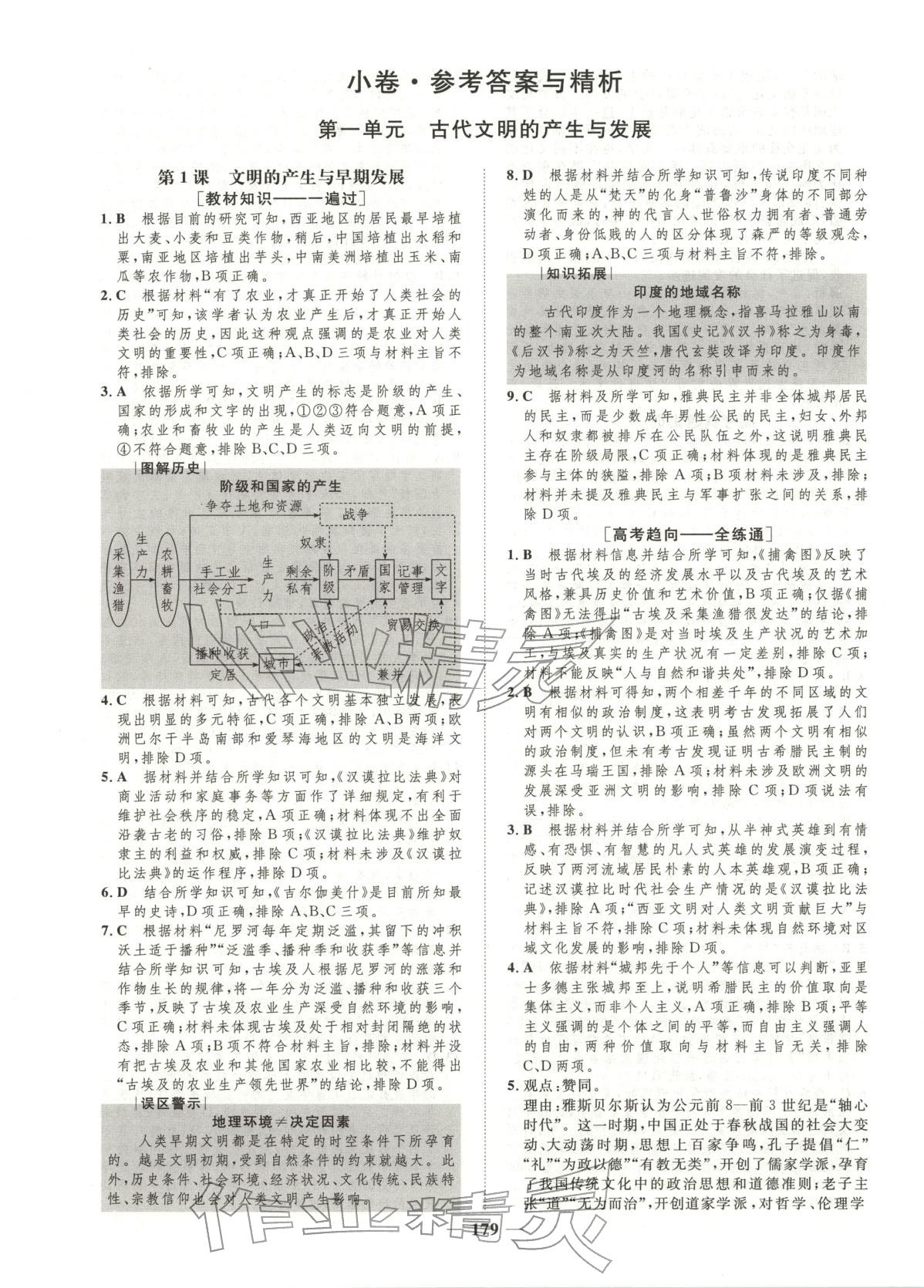 2026年三维设计学思用精练高中历史必修下册人教版&nbsp;第1页