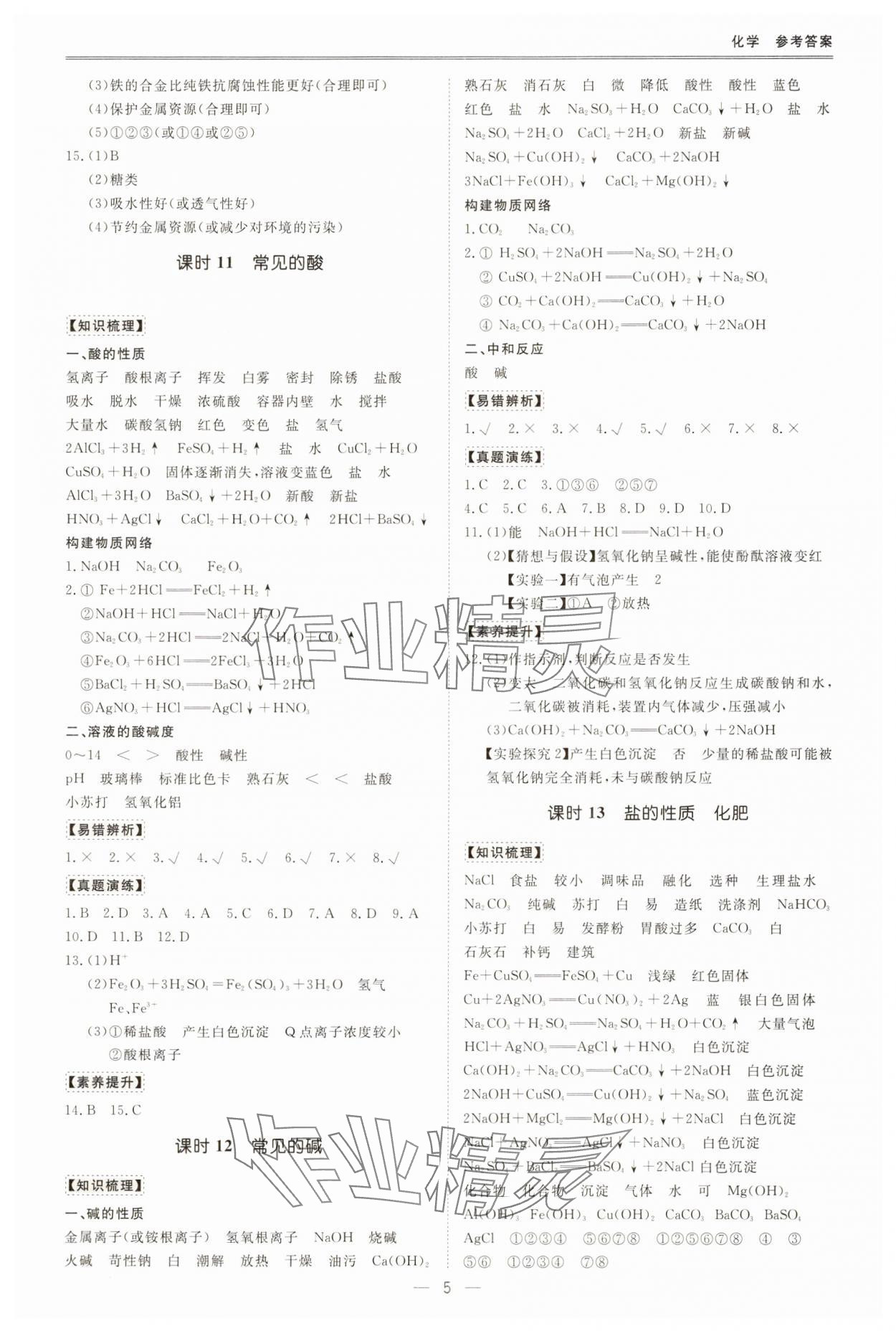 2025年新課標(biāo)中考寶典化學(xué)深圳專版&nbsp;第5頁