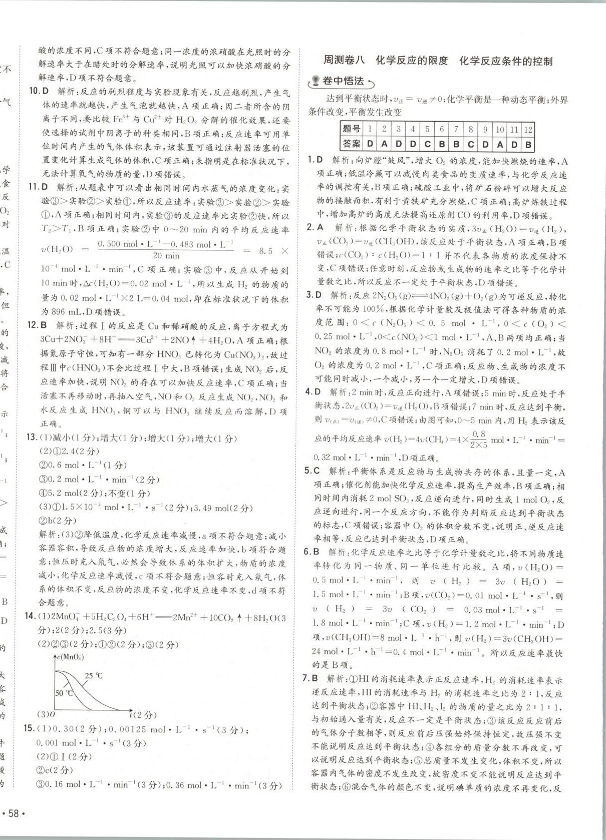 2025年卷霸高中同步測試卷高中化學必修第二冊人教版 第8頁