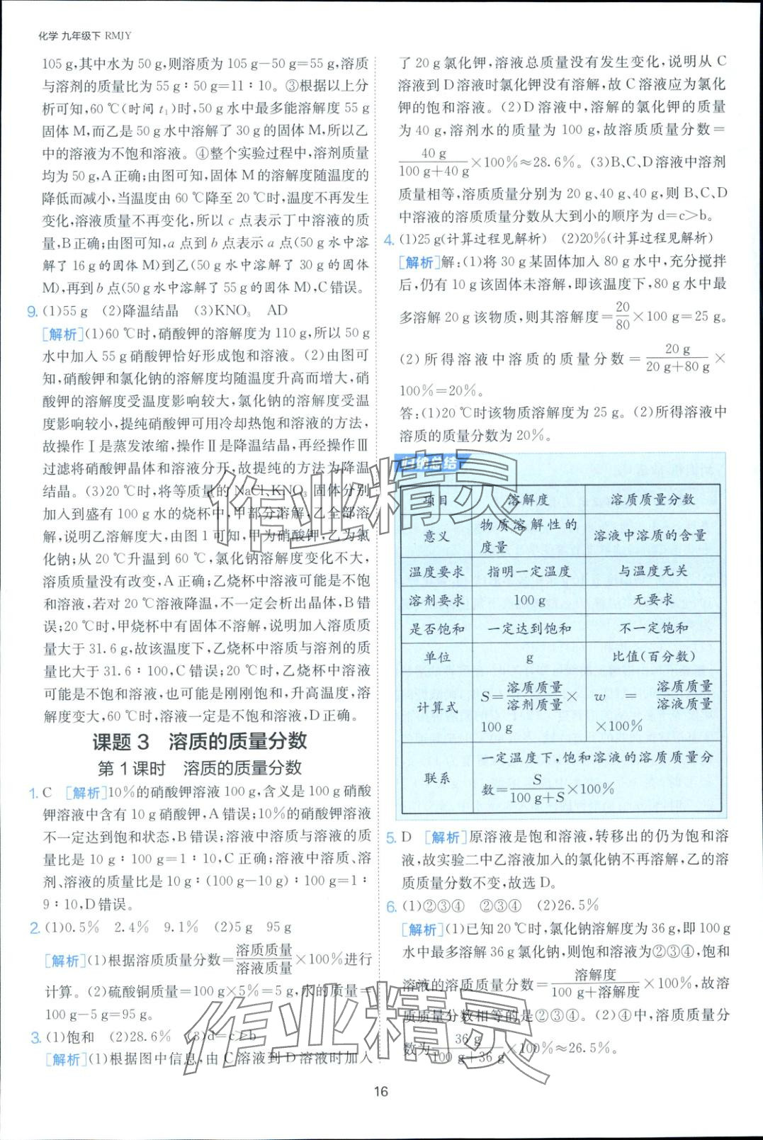 2025年課時(shí)訓(xùn)練九年級(jí)化學(xué)下冊(cè)人教版 第15頁