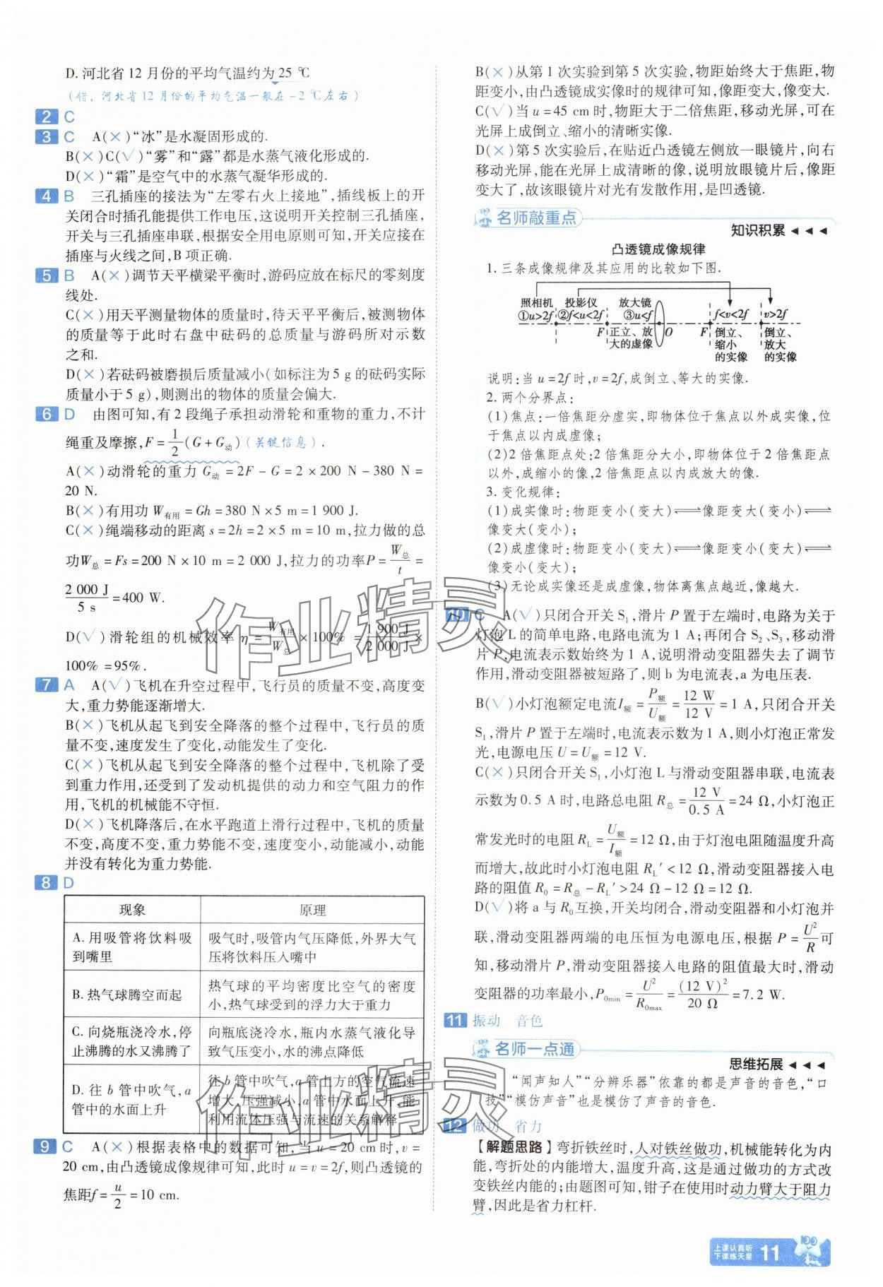 2025年金考卷45套匯編物理河北專版 第10頁