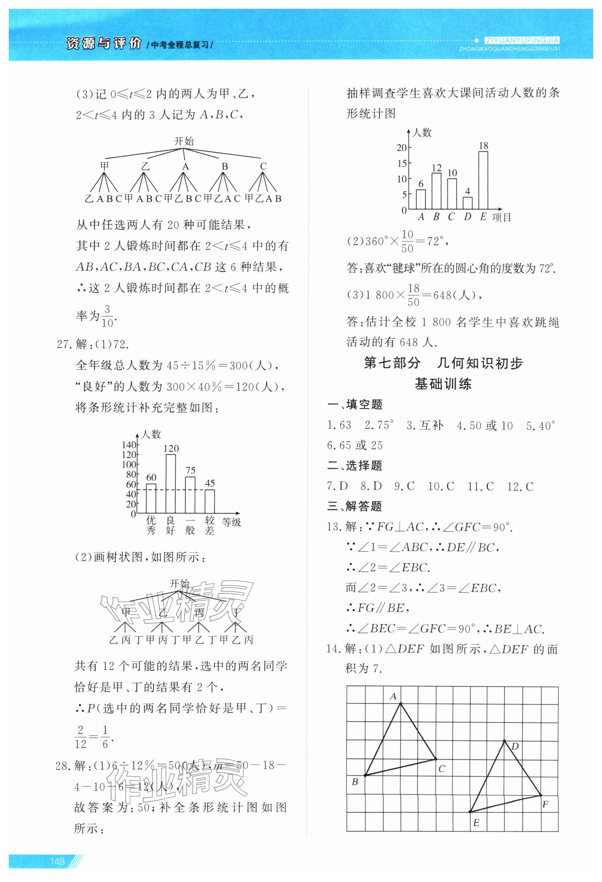 2026年资源与评价中考全程总复习数学&nbsp;第16页