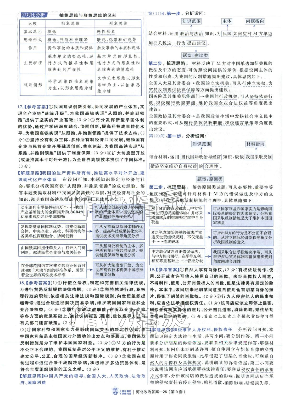 2026年金考卷优秀模拟试卷汇编45套道德与法治河北专版 第26页
