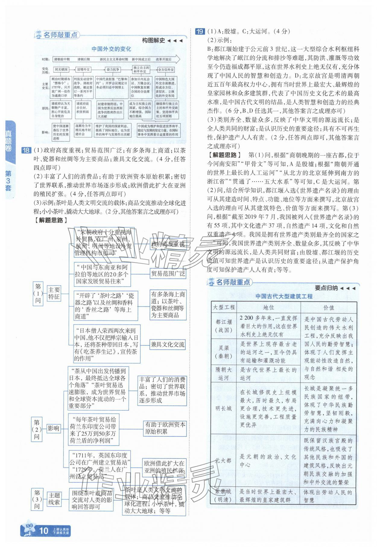 2026年金考卷45套汇编历史人教版安徽专版&nbsp;参考答案第9页