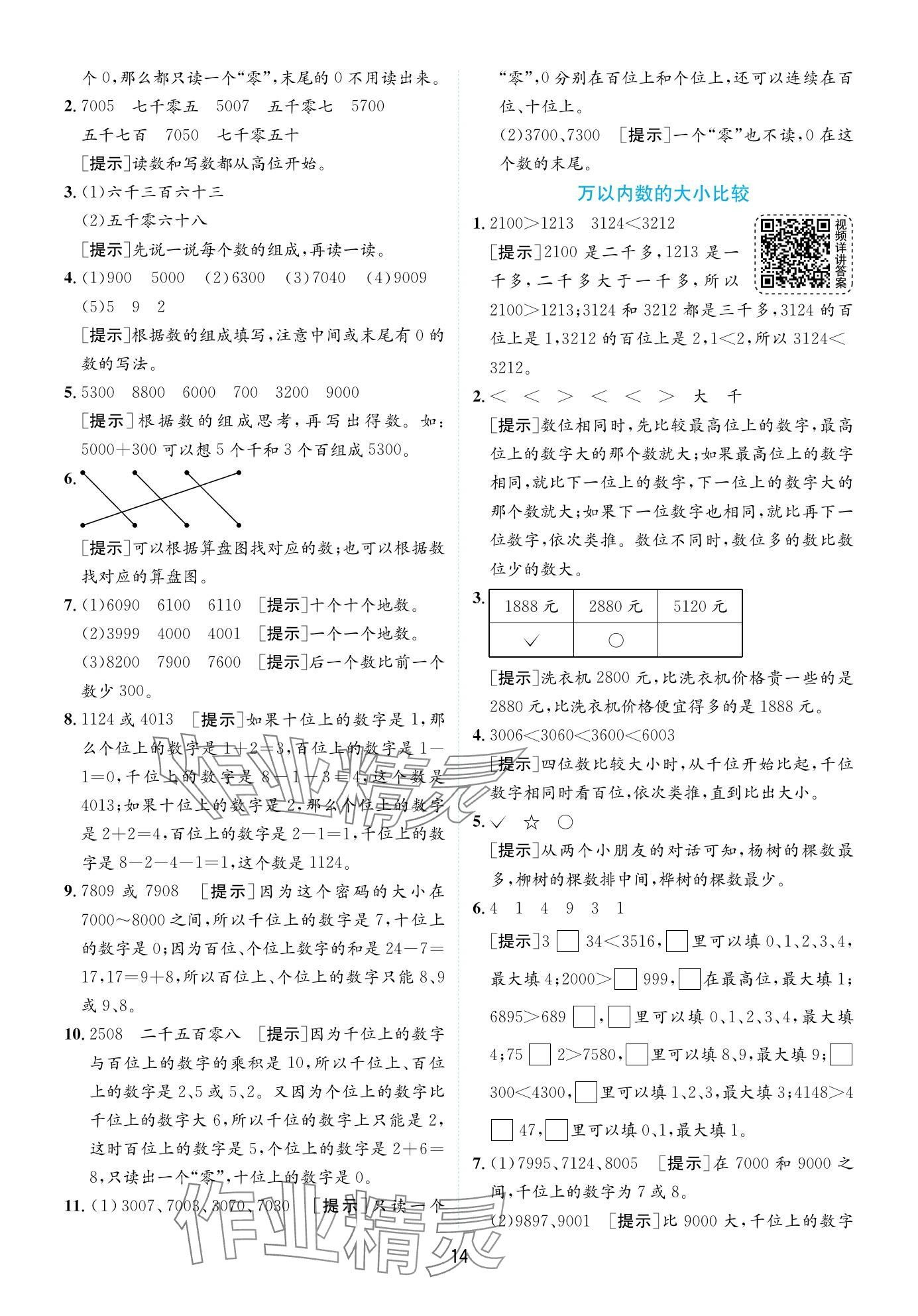 2024年實(shí)驗(yàn)班提優(yōu)訓(xùn)練二年級(jí)數(shù)學(xué)下冊(cè)蘇教版 第14頁(yè)