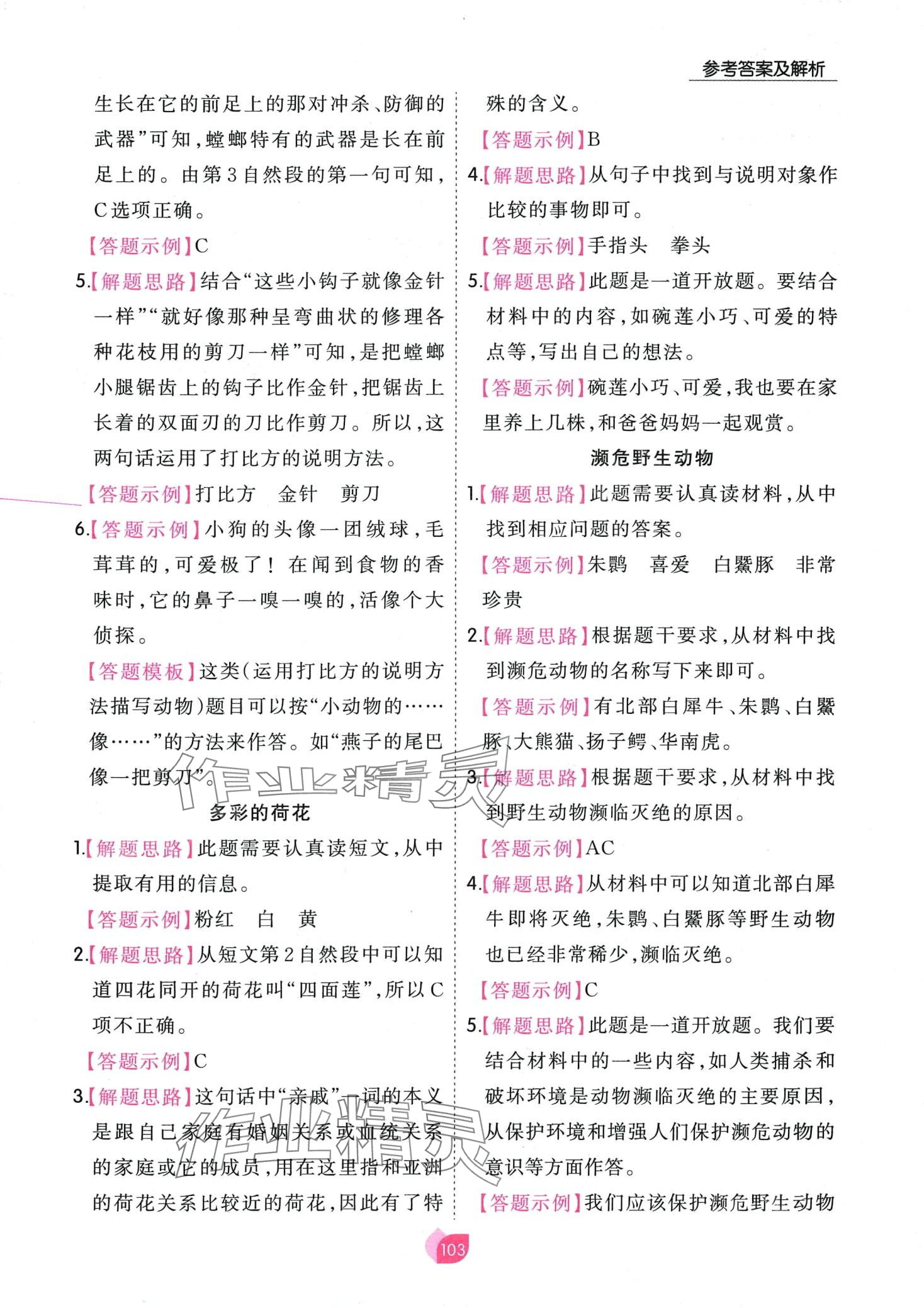 2024年七彩阅读三年级语文下册人教版&nbsp;第3页