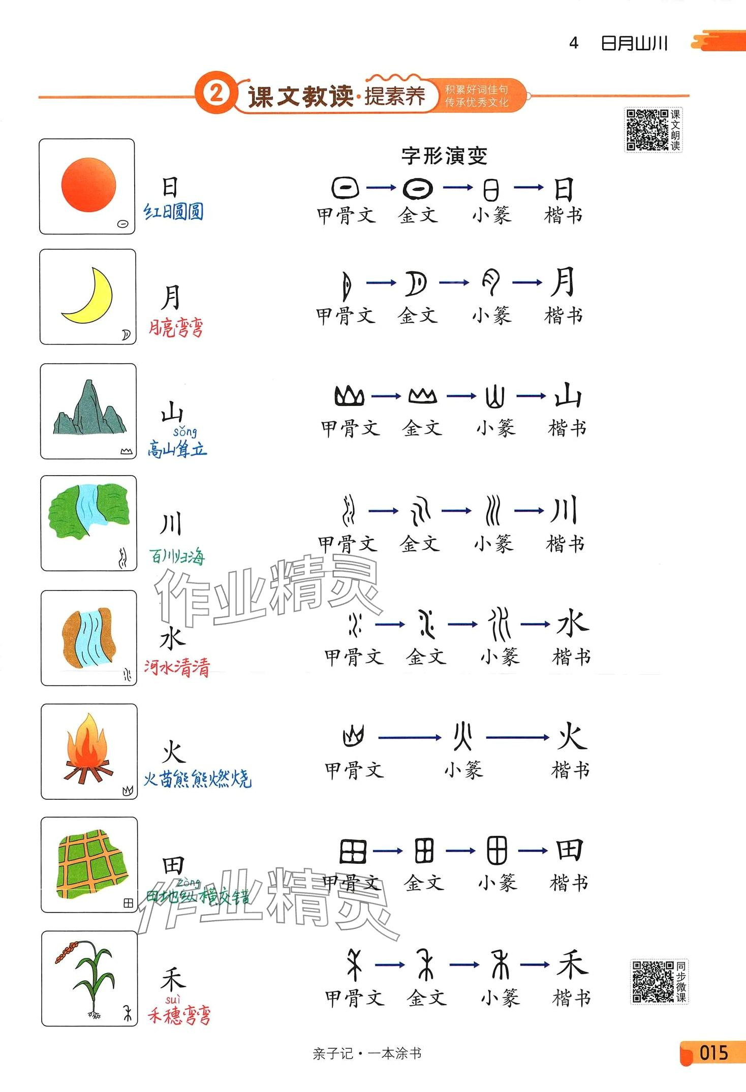 2024年教材课本一年级语文上册人教版 第15页